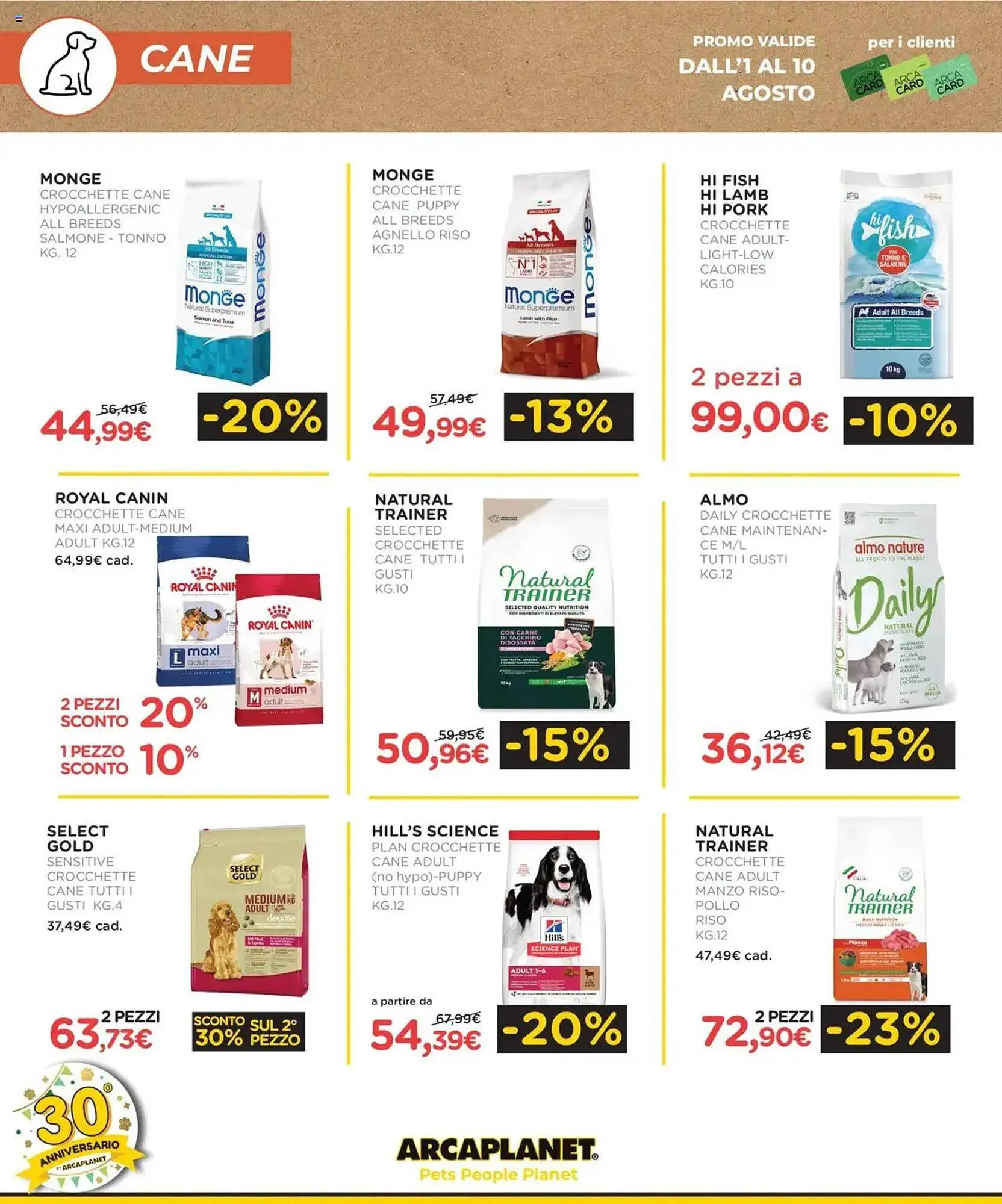 Volantino Arcaplanet da 1 agosto a 10 agosto di 2025 - Pagina del volantino 2