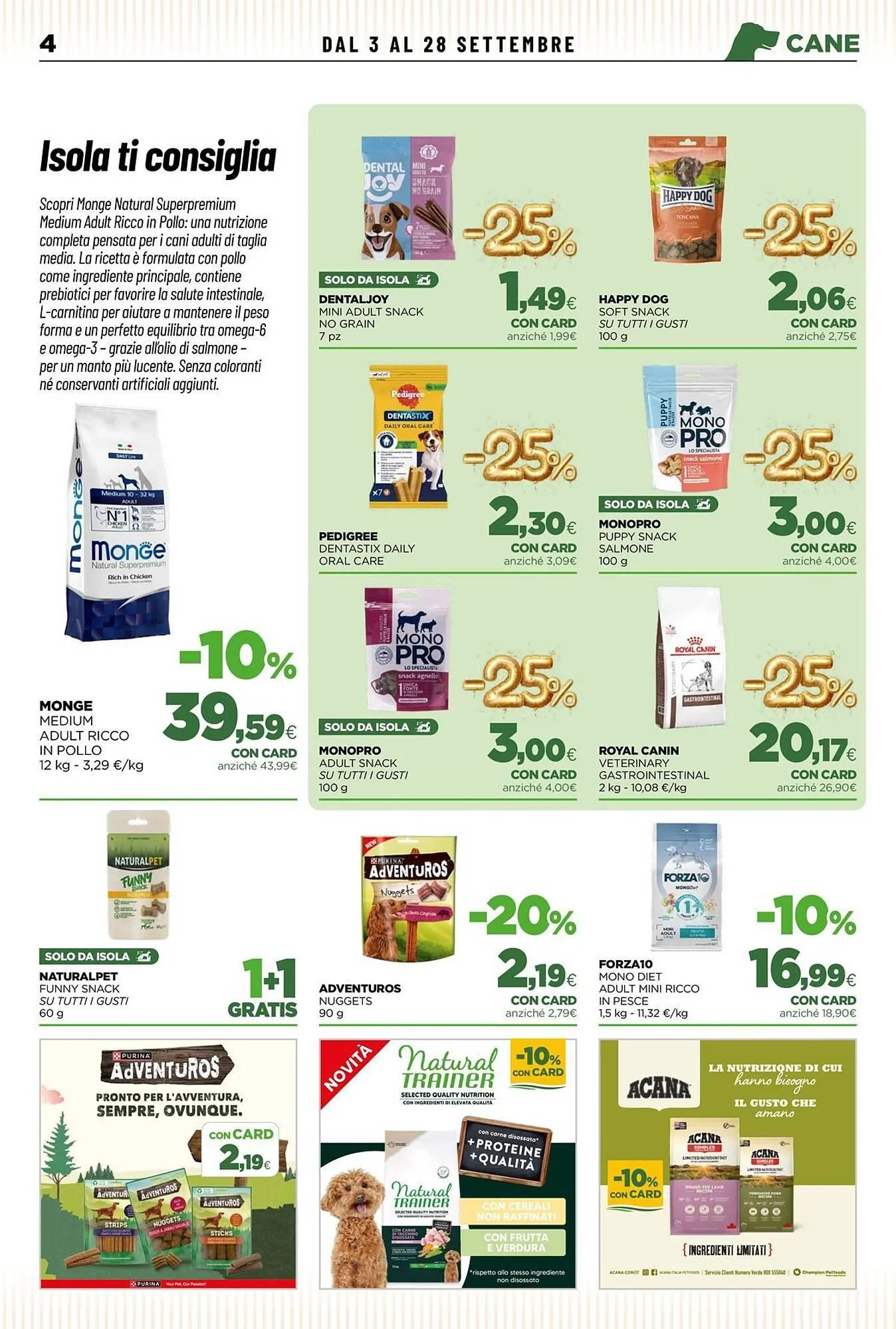 volantino L´Isola dei Tesori da 3 settembre a 28 settembre di 2025 - Pagina del volantino 4