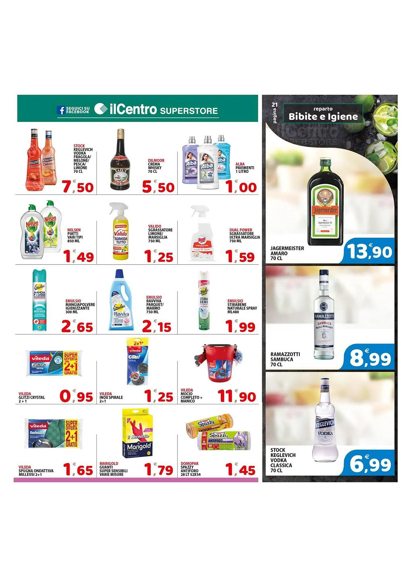 Volantino Il Centro Superstore da 21 febbraio a 5 marzo di 2024 - Pagina del volantino 21
