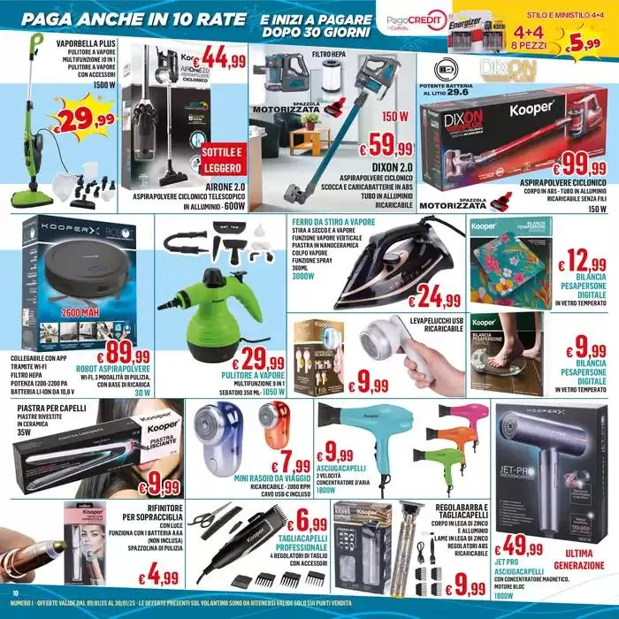 Paga anche in 10 rate da 9 gennaio a 31 gennaio di 2025 - Pagina del volantino 10