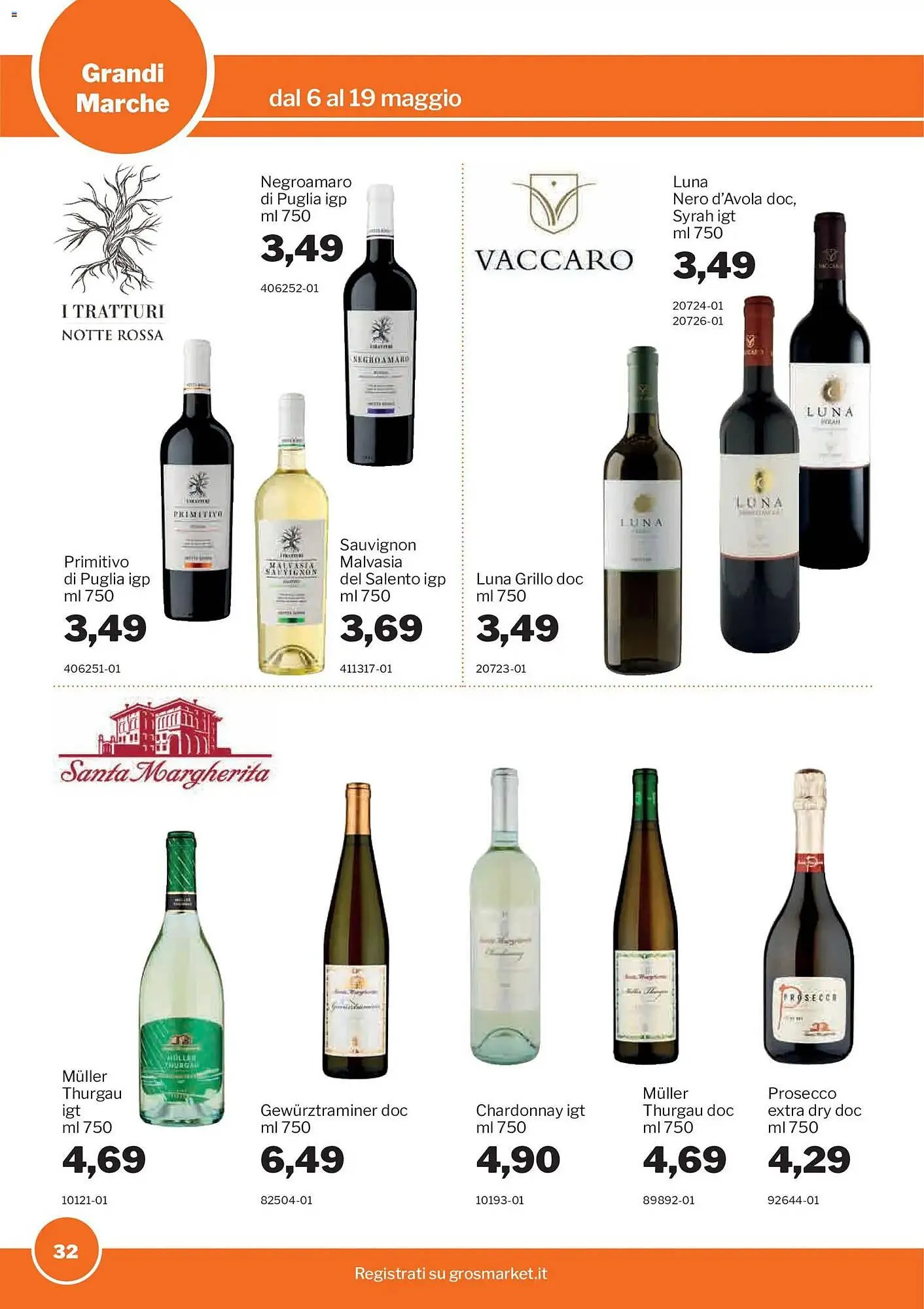 Volantino GrosMarket da 6 maggio a 19 maggio di 2026 - Pagina del volantino 32