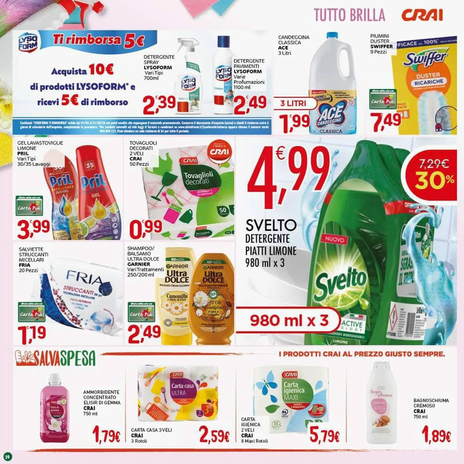 Volantino Crai da 7 agosto a 20 agosto di 2025 - Pagina del volantino 14