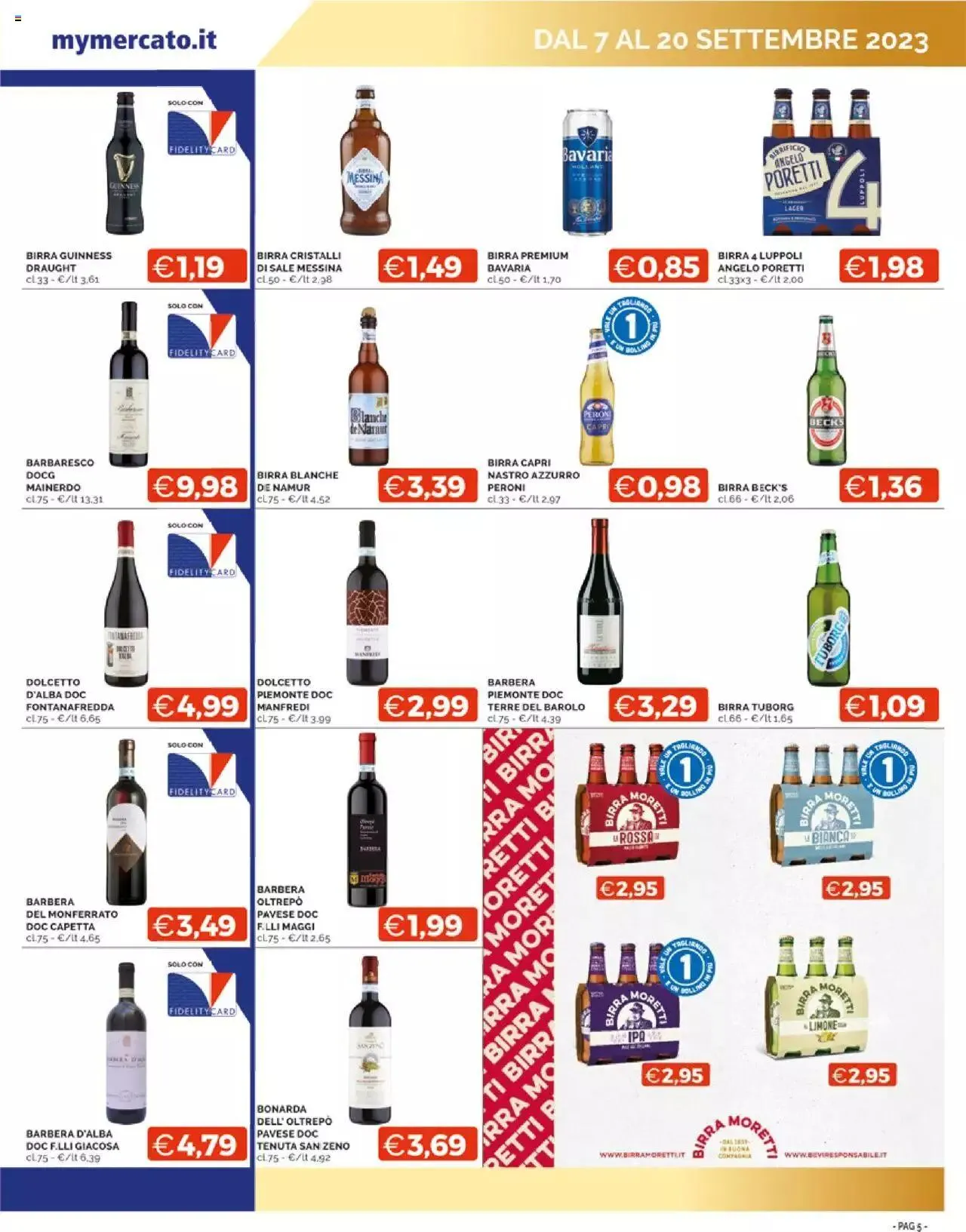 Volantino Mercatò da 7 settembre a 20 settembre di 2023 - Pagina del volantino 5