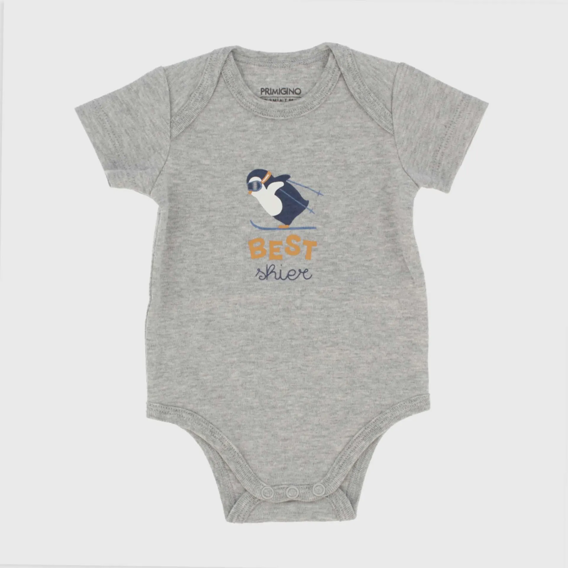 Body in caldo cotone da neonato, grigio