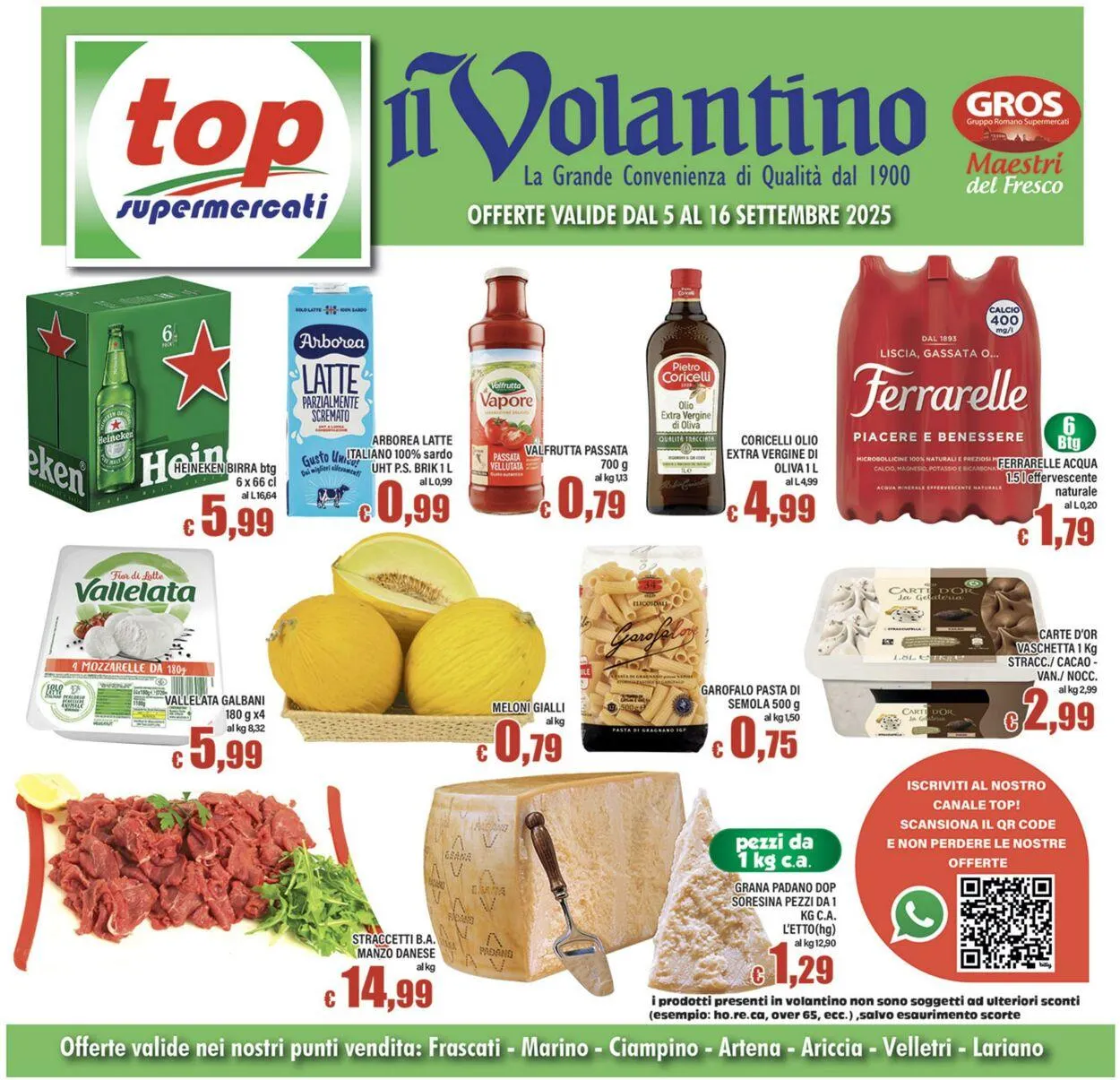 Top Supermercati Volantino attuale da 4 dicembre a 18 dicembre di 2025 - Pagina del volantino 1