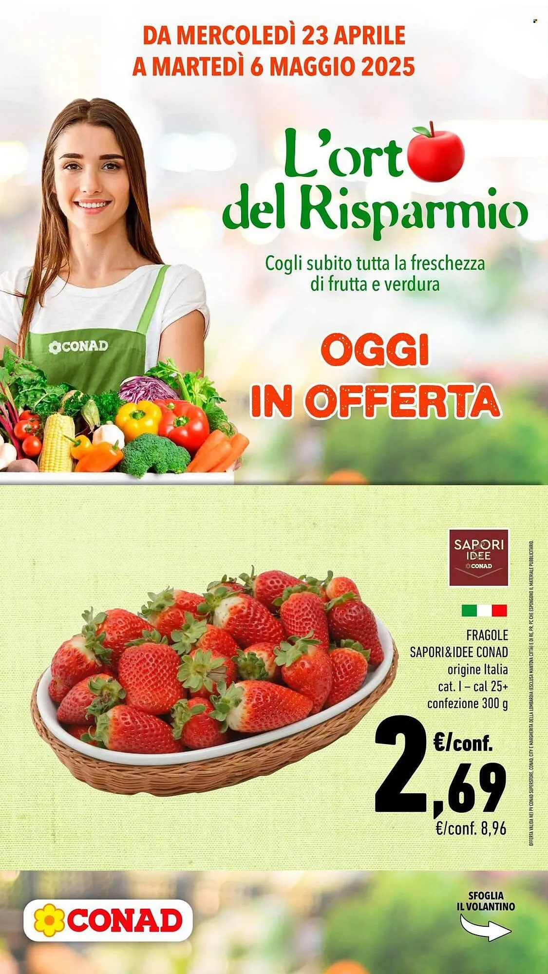 Volantino Conad da 23 aprile a 6 maggio di 2025 - Pagina del volantino 1