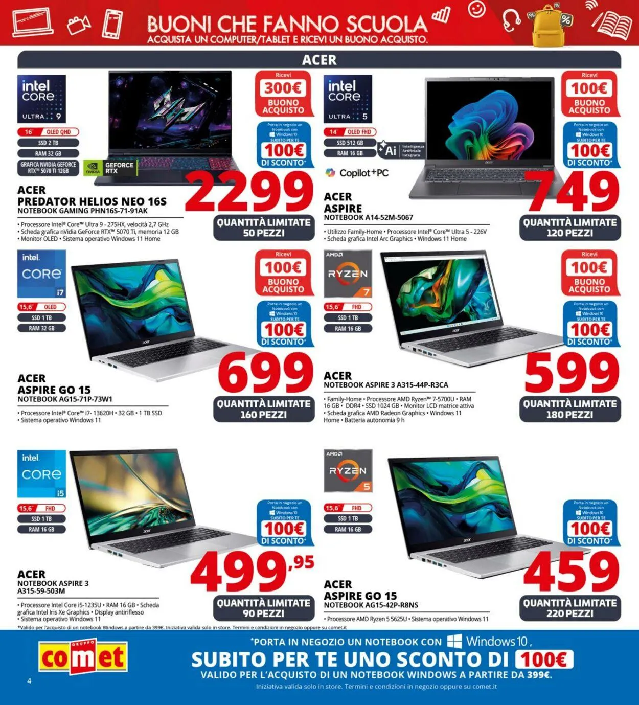 Comet Volantino attuale da 22 agosto a 11 settembre di 2025 - Pagina del volantino 4