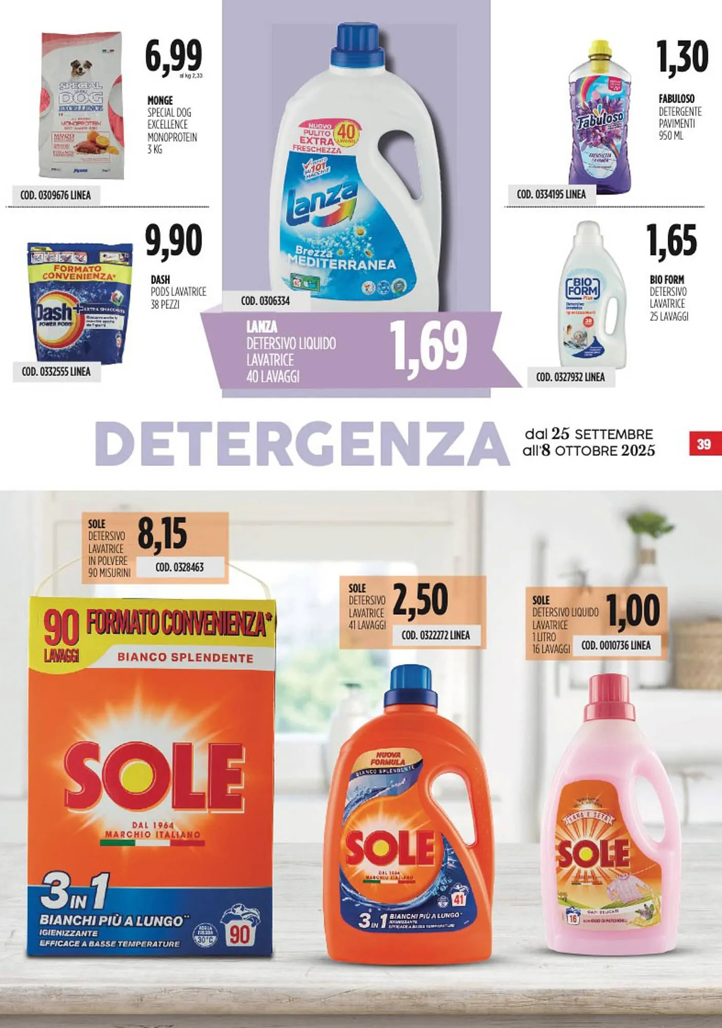 Volantino Carico Cash & Carry da 25 settembre a 8 ottobre di 2025 - Pagina del volantino 39