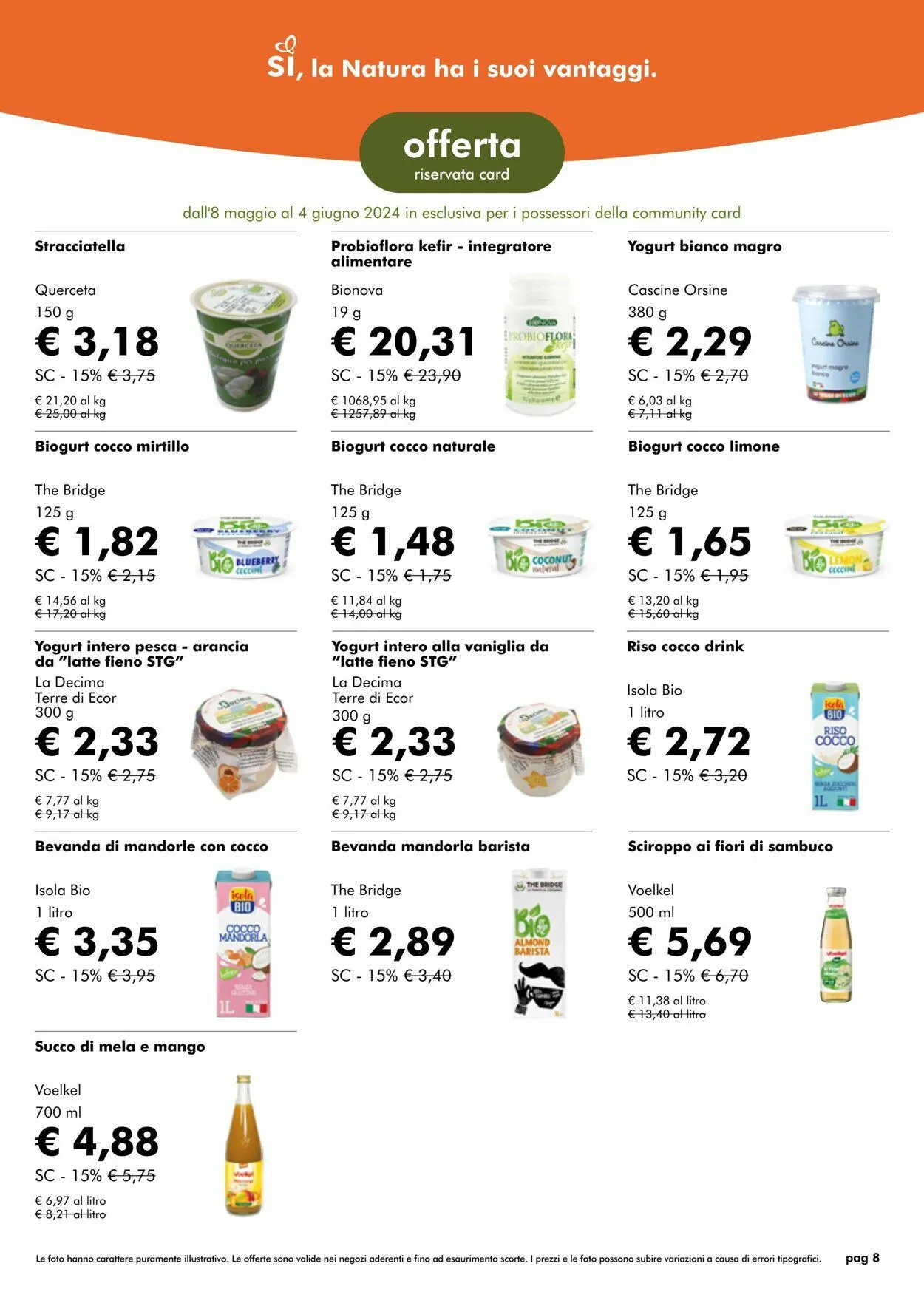 Natura Sì Volantino attuale da 7 maggio a 21 maggio di 2024 - Pagina del volantino 8