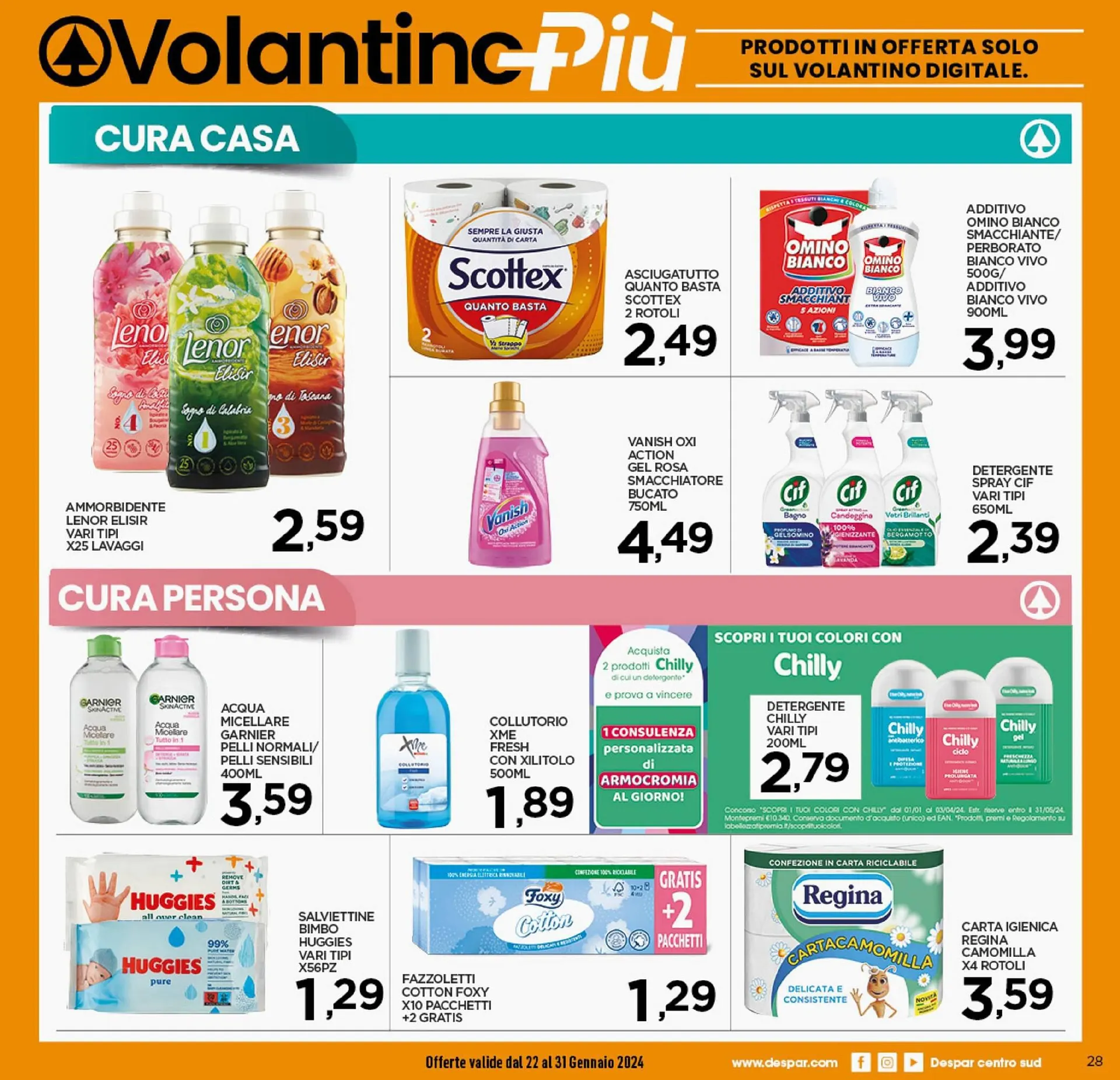 Volantino Iperspar da 22 gennaio a 31 gennaio di 2024 - Pagina del volantino 28