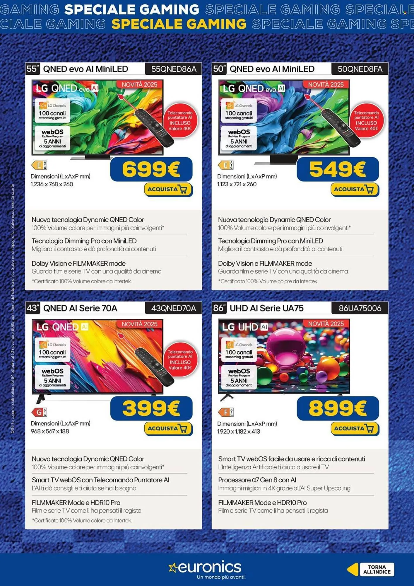 Volantino Euronics da 24 ottobre a 10 novembre di 2025 - Pagina del volantino 13
