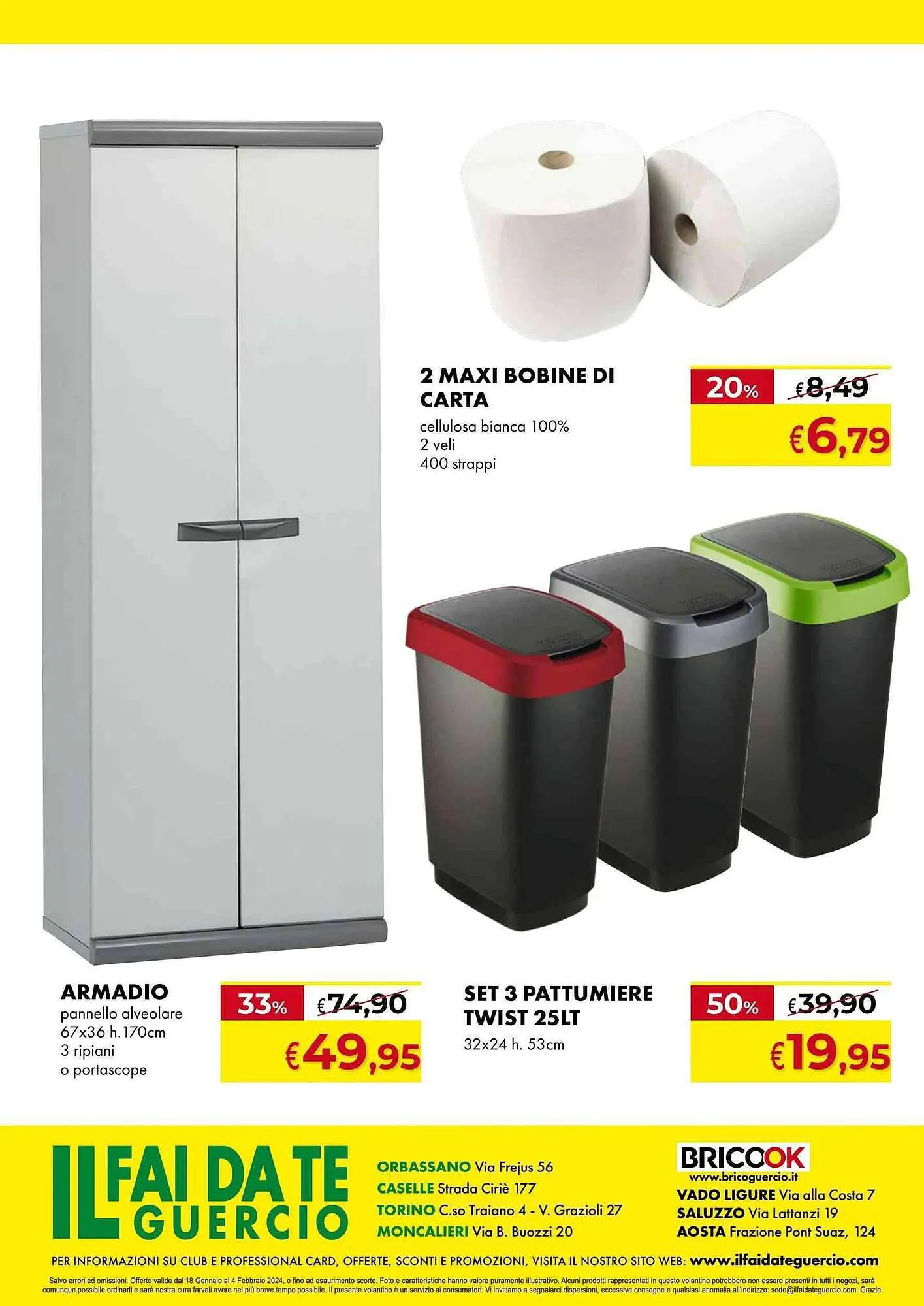 Volantino Il Fai Da Te Guercio da 18 gennaio a 4 febbraio di 2024 - Pagina del volantino 19