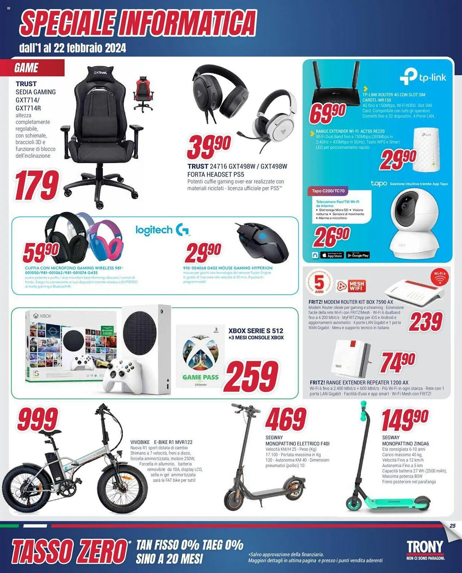 Volantino Trony da 1 febbraio a 22 febbraio di 2024 - Pagina del volantino 25