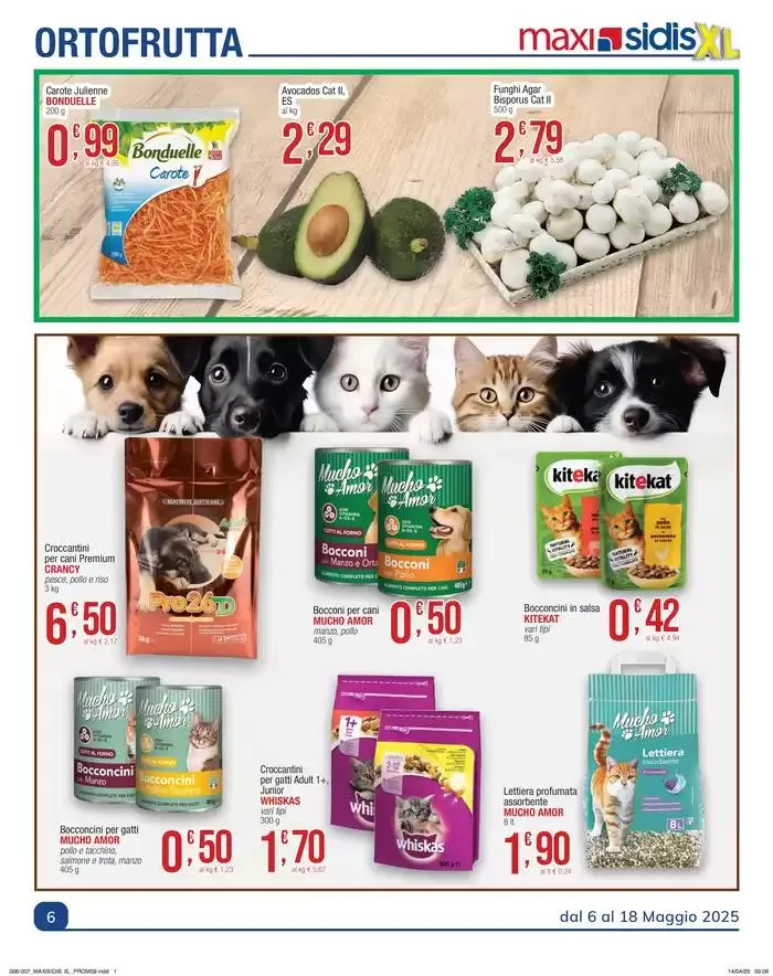 Il piacere di fare la spesa da 5 maggio a 18 maggio di 2025 - Pagina del volantino 6