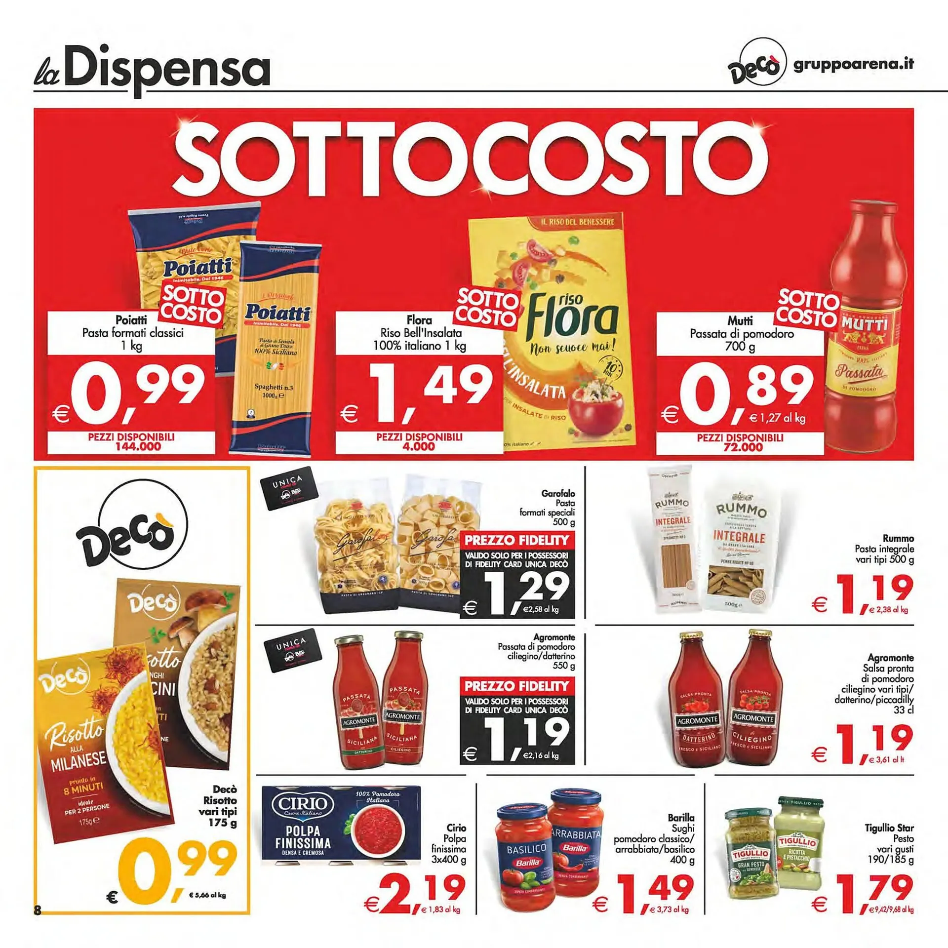Volantino Deco Supermercati da 1 agosto a 10 agosto di 2025 - Pagina del volantino 8