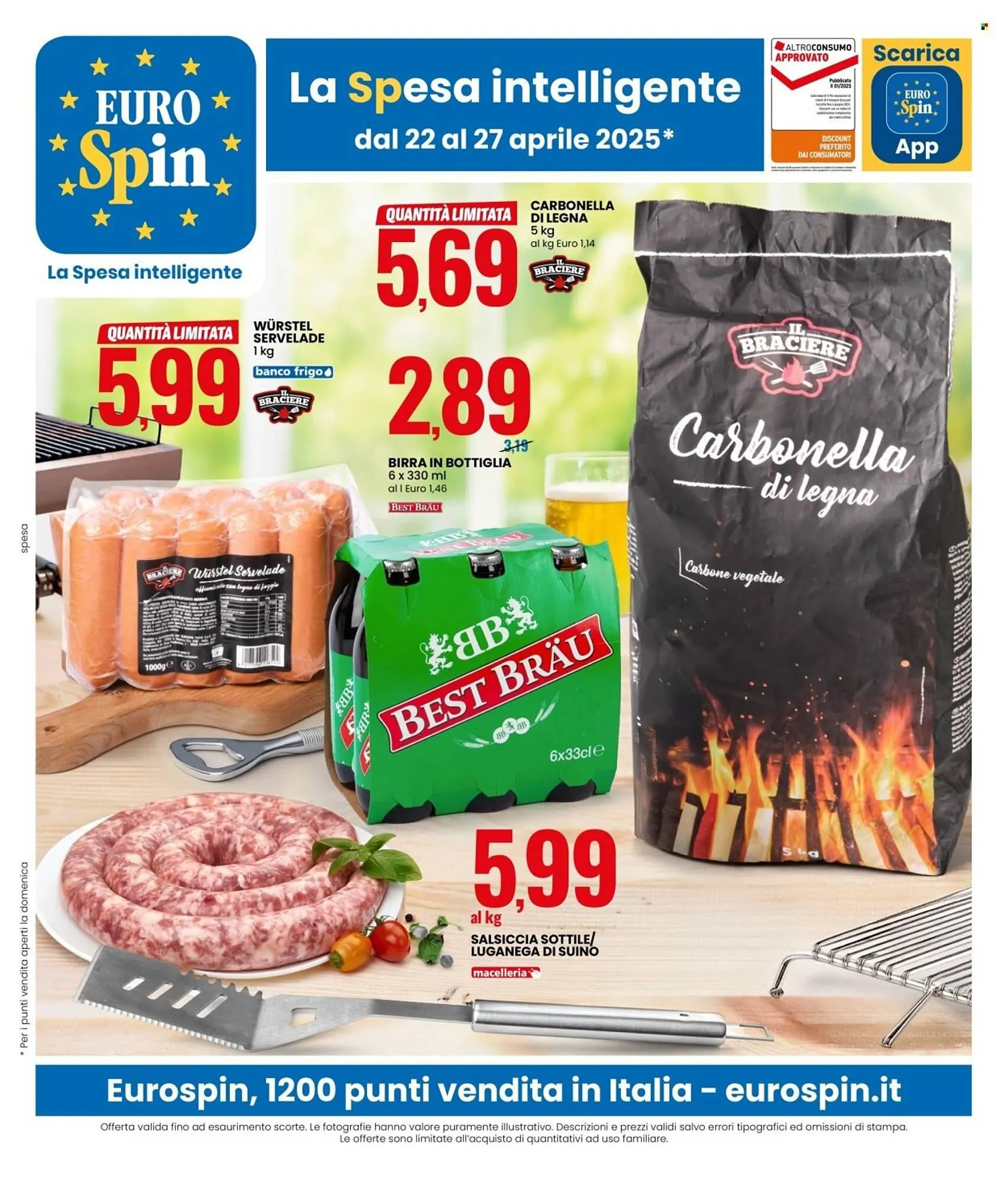 Volantino Eurospin da 22 aprile a 27 aprile di 2025 - Pagina del volantino 1