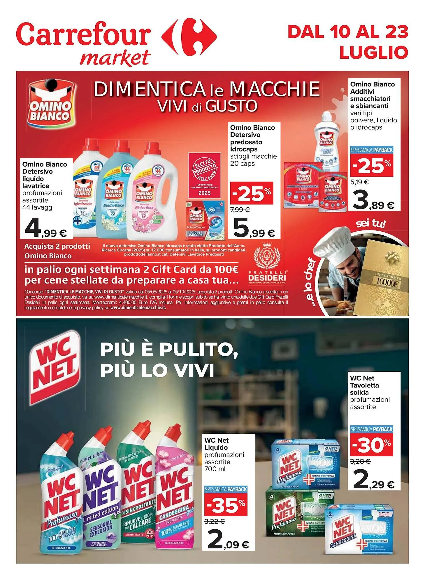 Volantino Carrefour Market da 10 luglio a 23 luglio di 2025 - Pagina del volantino 1