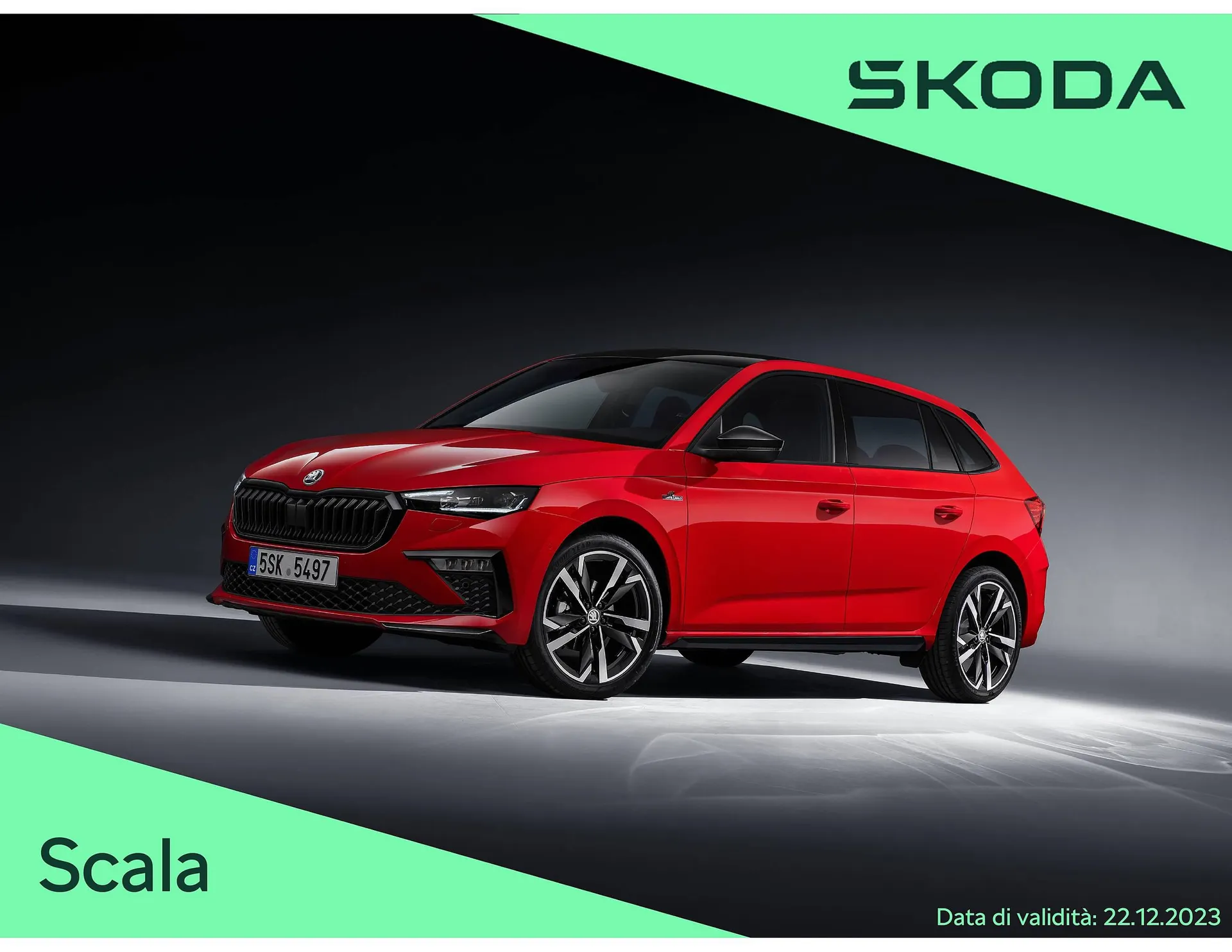 Volantino Skoda Škoda Scala da 26 febbraio a 28 dicembre di 2024 - Pagina del volantino 1