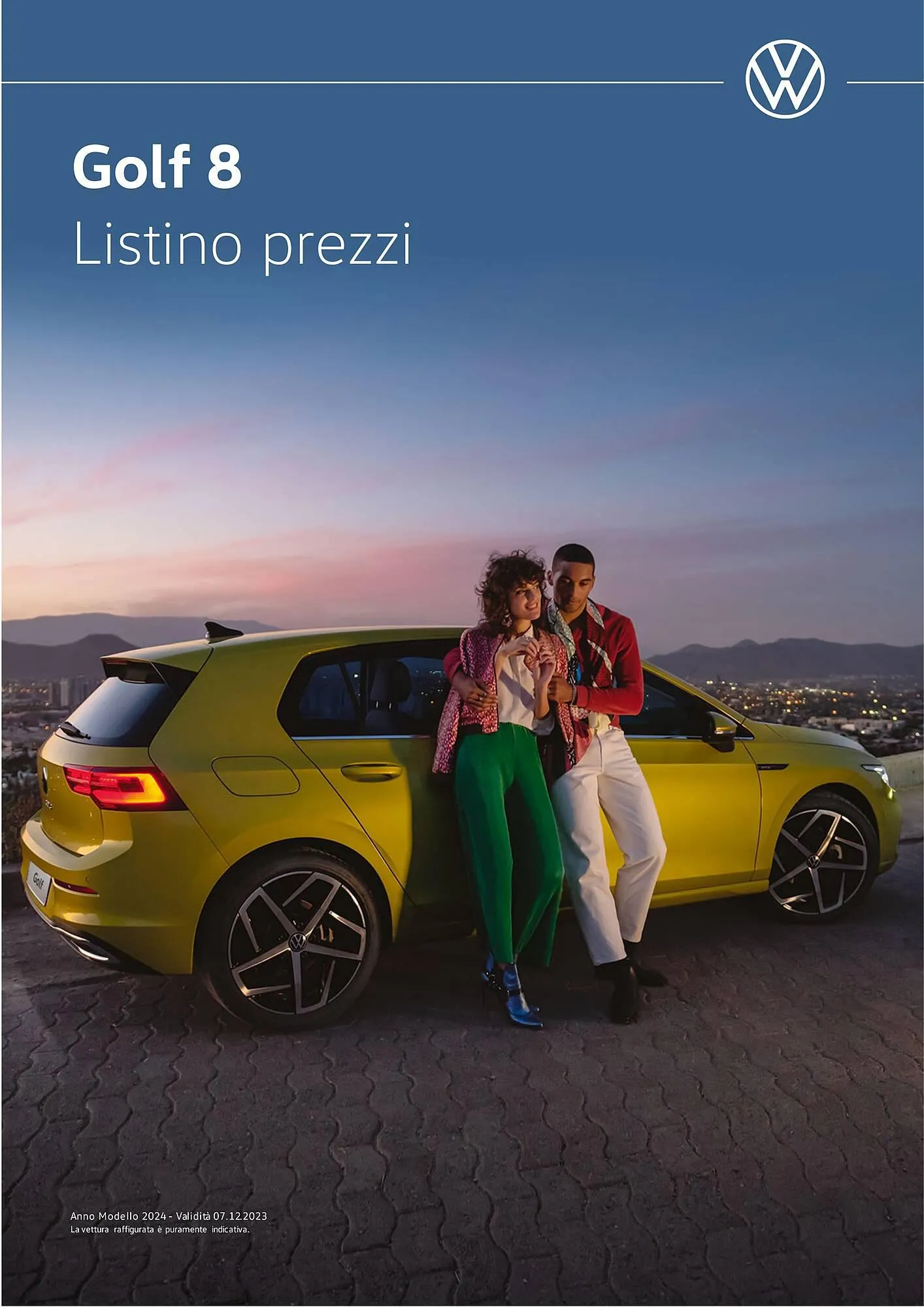 Volantino Volkswagen Golf 8, Golf 8 eTSI, Golf 8 eHybrid e Golf 8 TGI da 3 gennaio a 4 gennaio di 2025 - Pagina del volantino 1