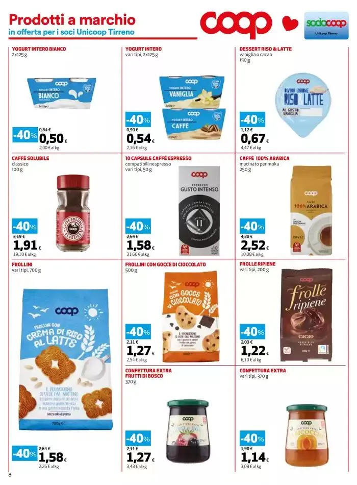 40% di sconto x4 settimane da 27 febbraio a 26 marzo di 2025 - Pagina del volantino 8