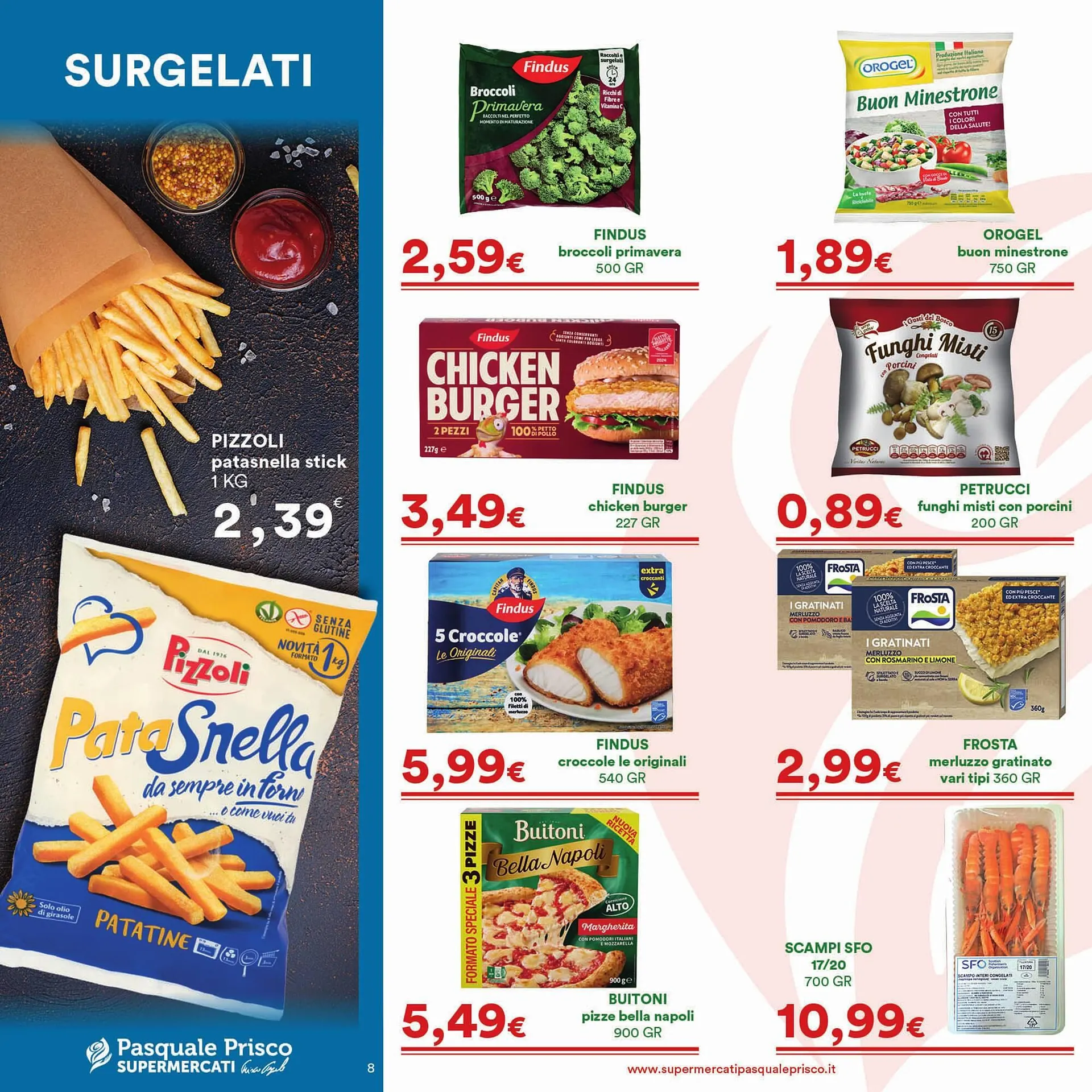 Volantino Supermercati Pasquale Prisco da 21 ottobre a 3 novembre di 2025 - Pagina del volantino 8