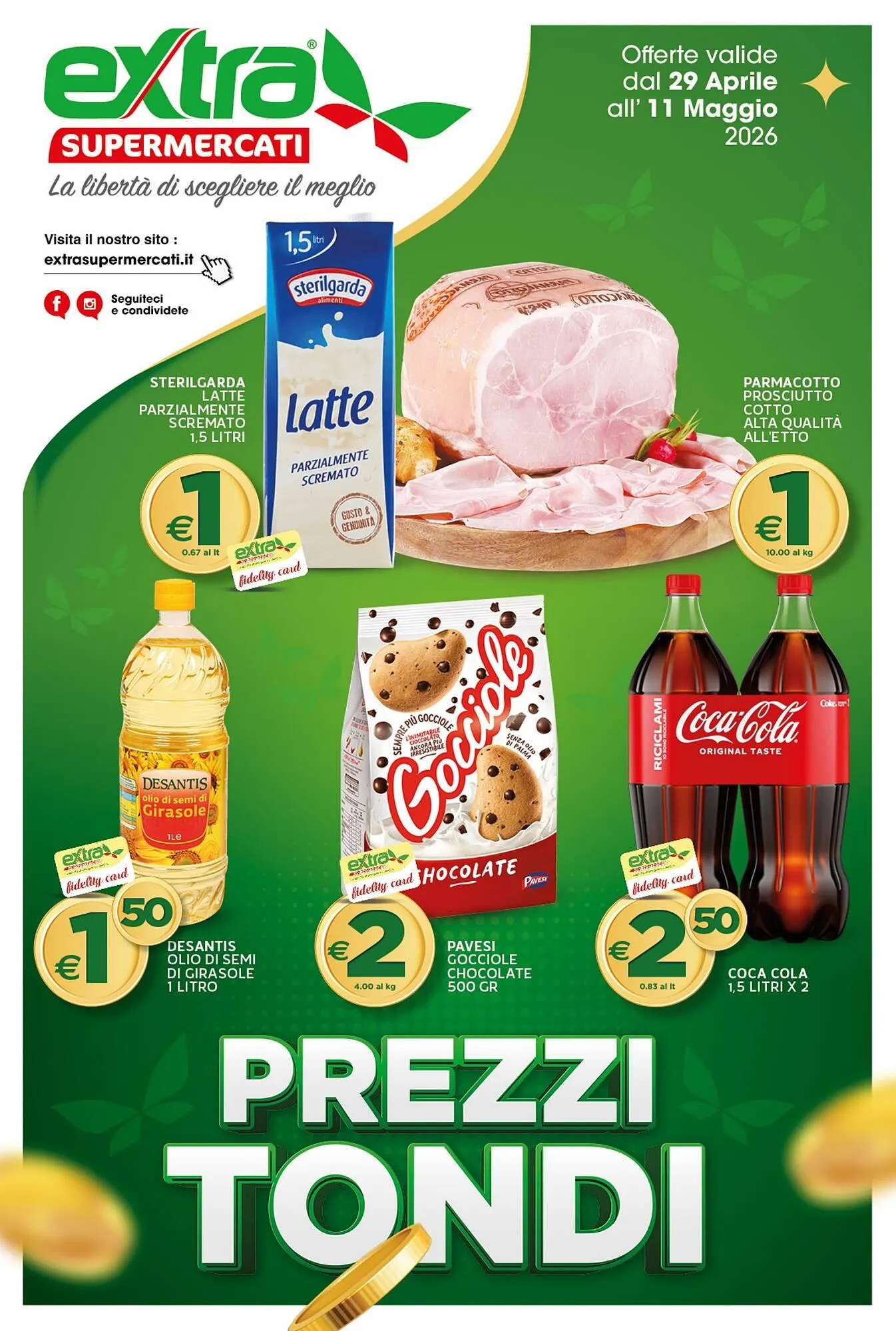 Volantino Extra Supermercati da 29 aprile a 11 maggio di 2026 - Pagina del volantino 1