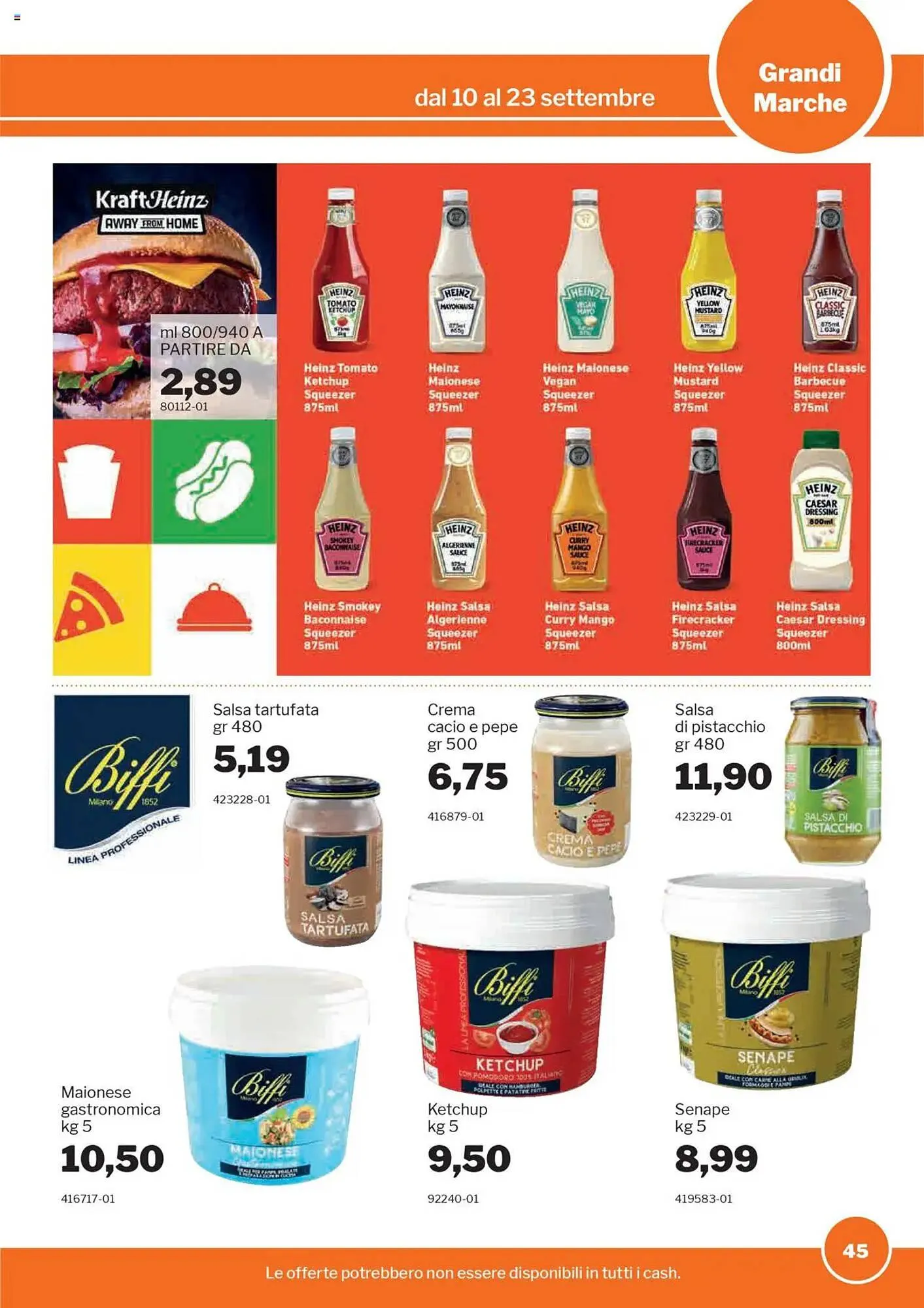 Volantino GrosMarket da 10 settembre a 23 settembre di 2025 - Pagina del volantino 45