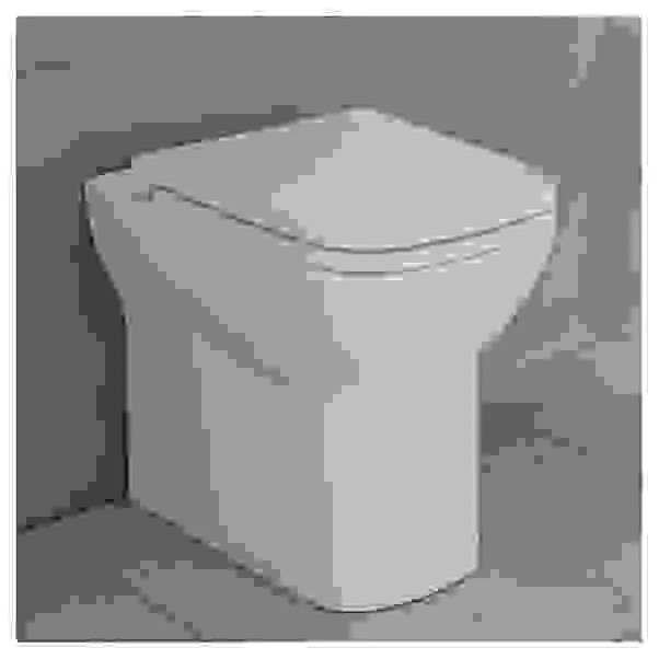 Copriwater s20 in duroplast bianco con cerniere in acciaio