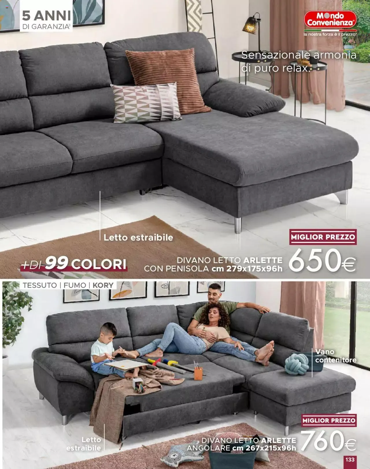 Volantino Mondo Convenienza da 1 ottobre a 31 dicembre di 2023 - Pagina del volantino 135