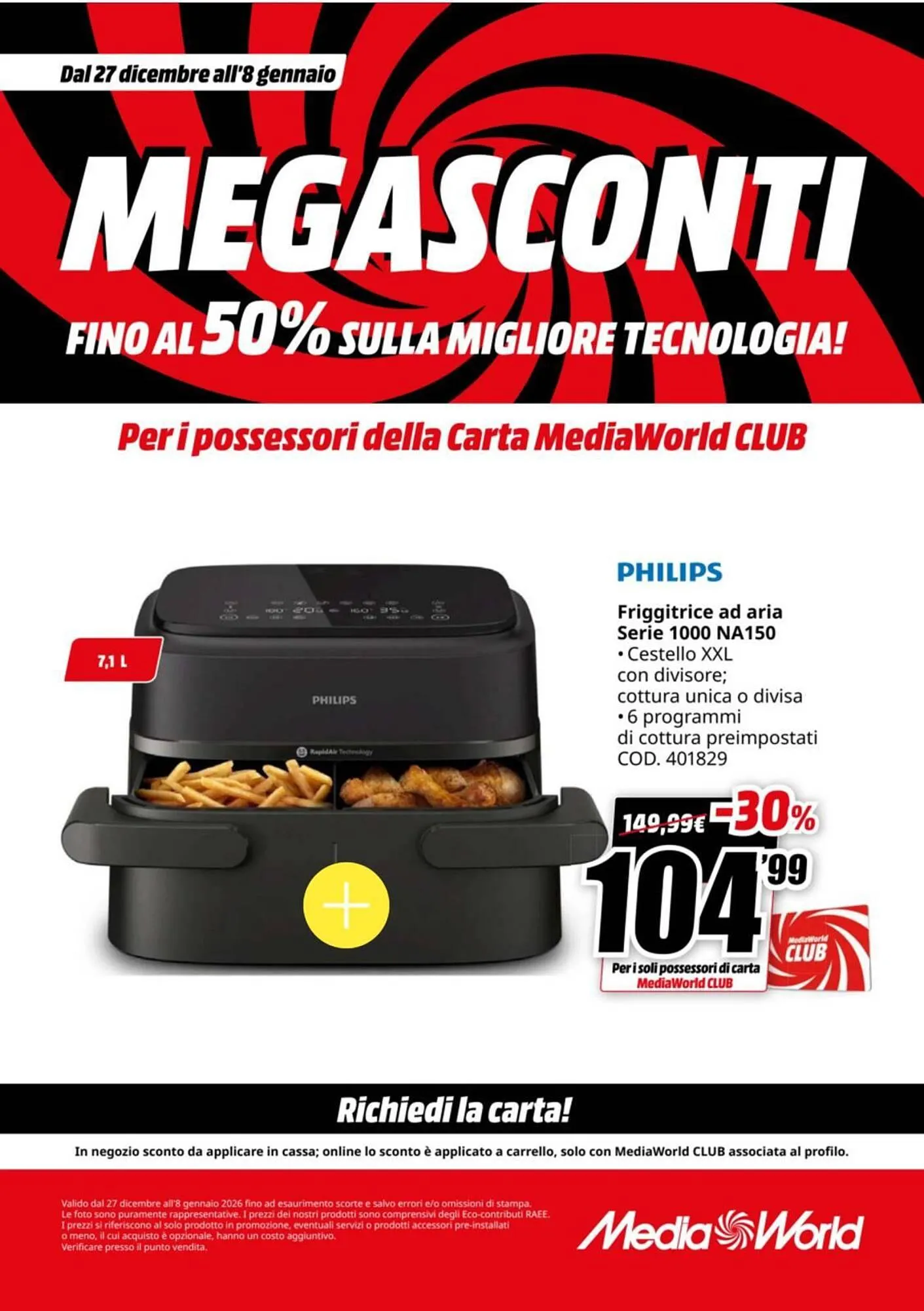 Volantino MediaWorld da 27 dicembre a 8 gennaio di 2026 - Pagina del volantino 54
