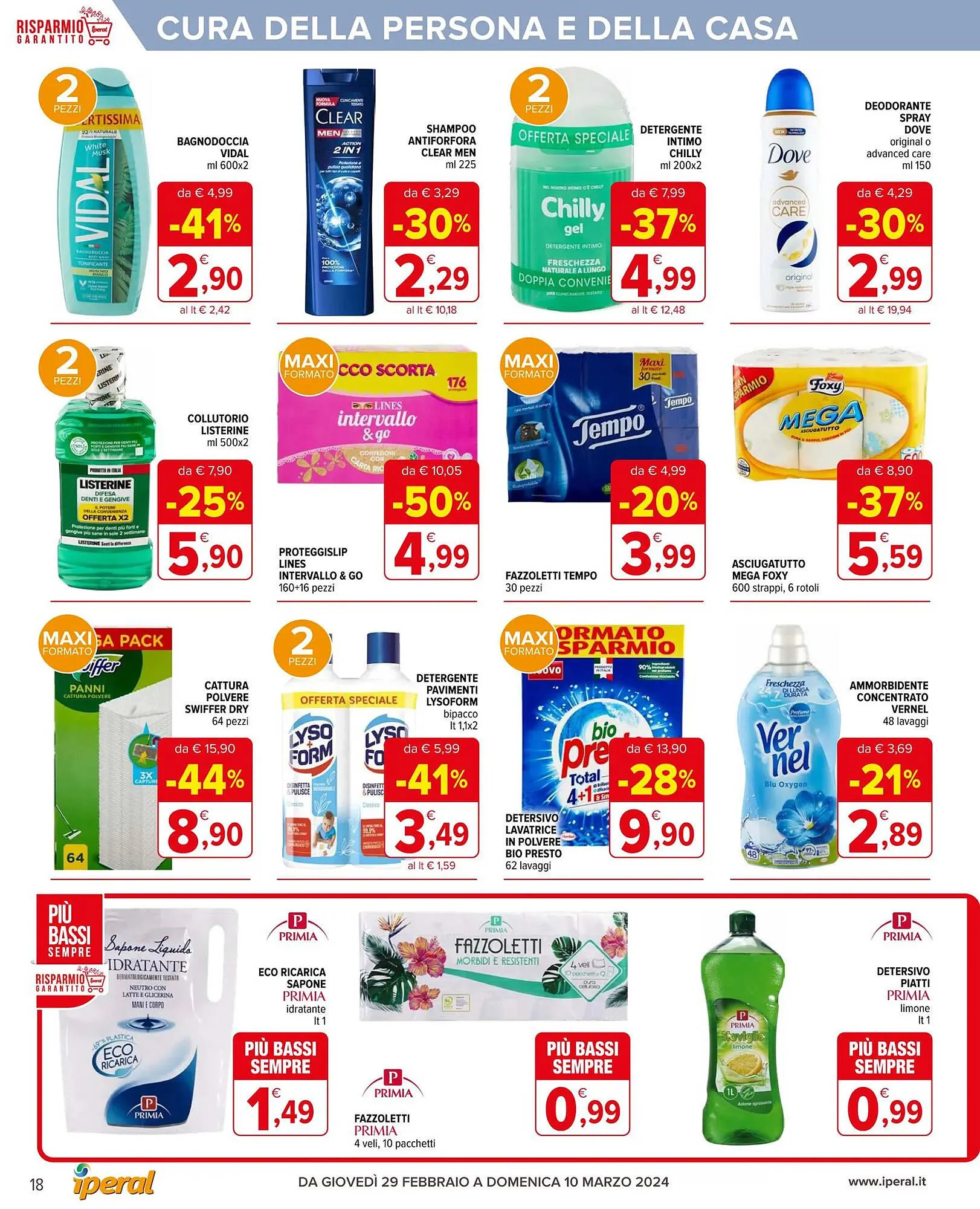 Volantino Iperal da 29 febbraio a 10 marzo di 2024 - Pagina del volantino 18