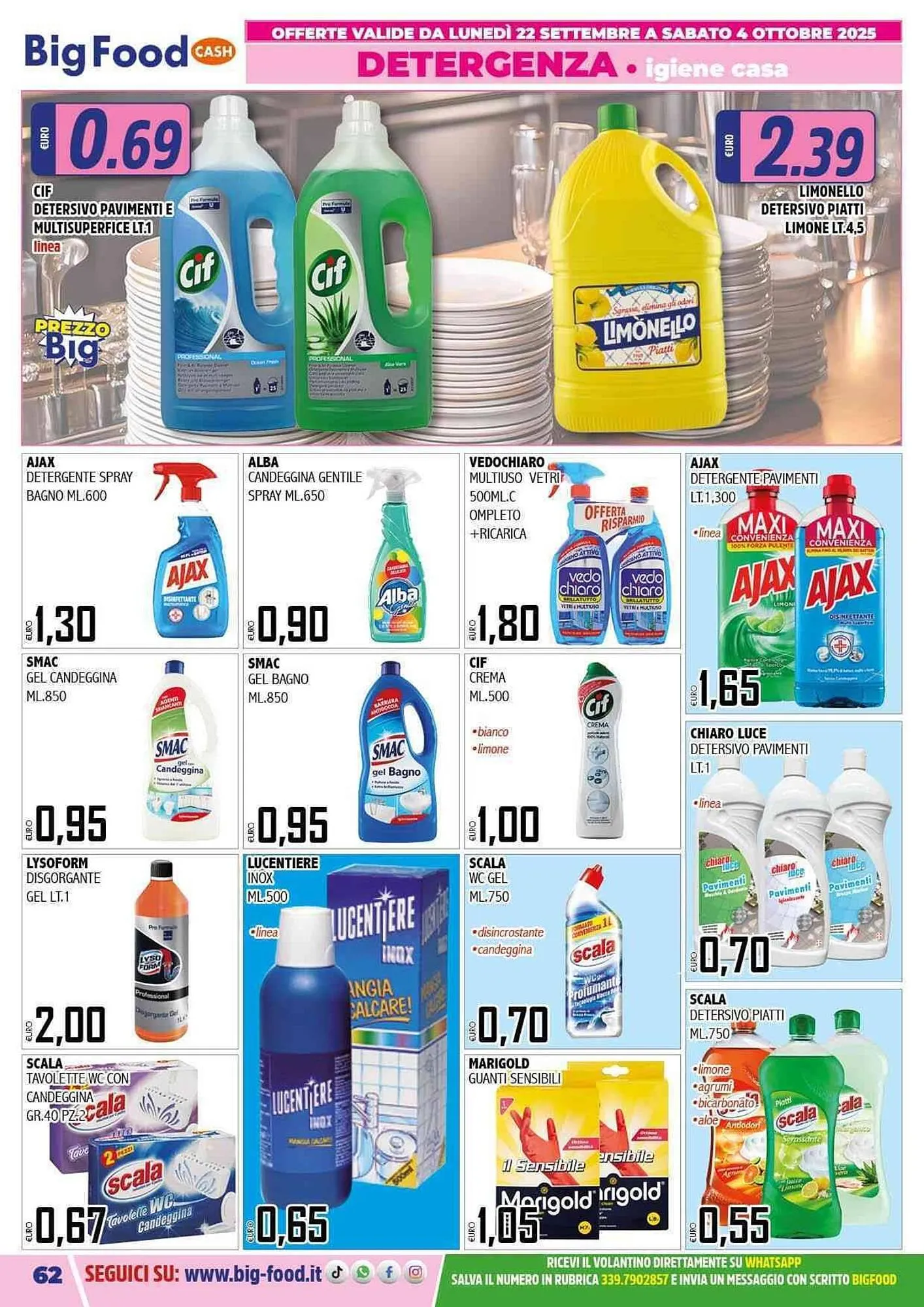 Volantino Big Food da 22 settembre a 4 ottobre di 2025 - Pagina del volantino 62