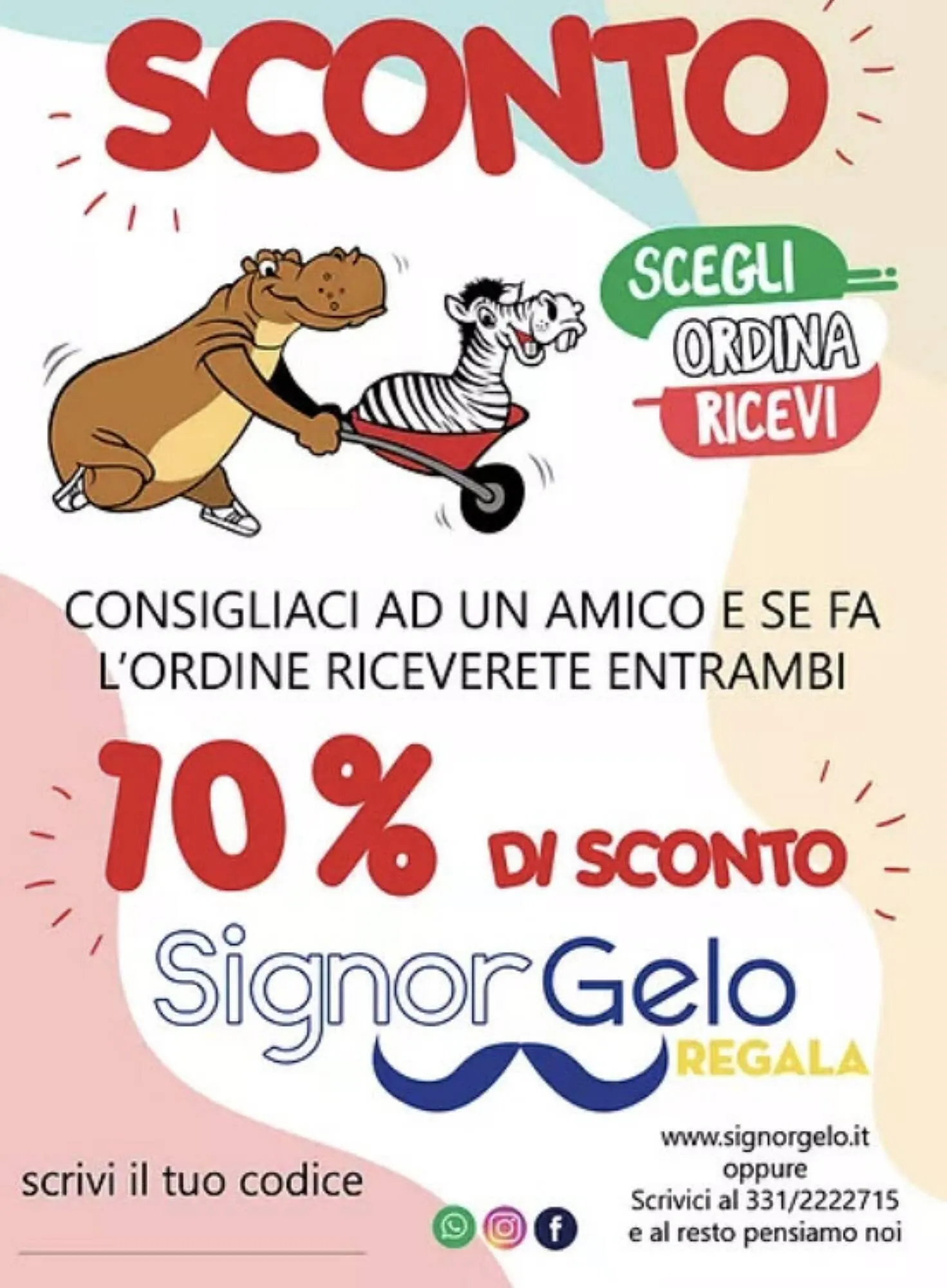 Volantino Signor Gelo - 1