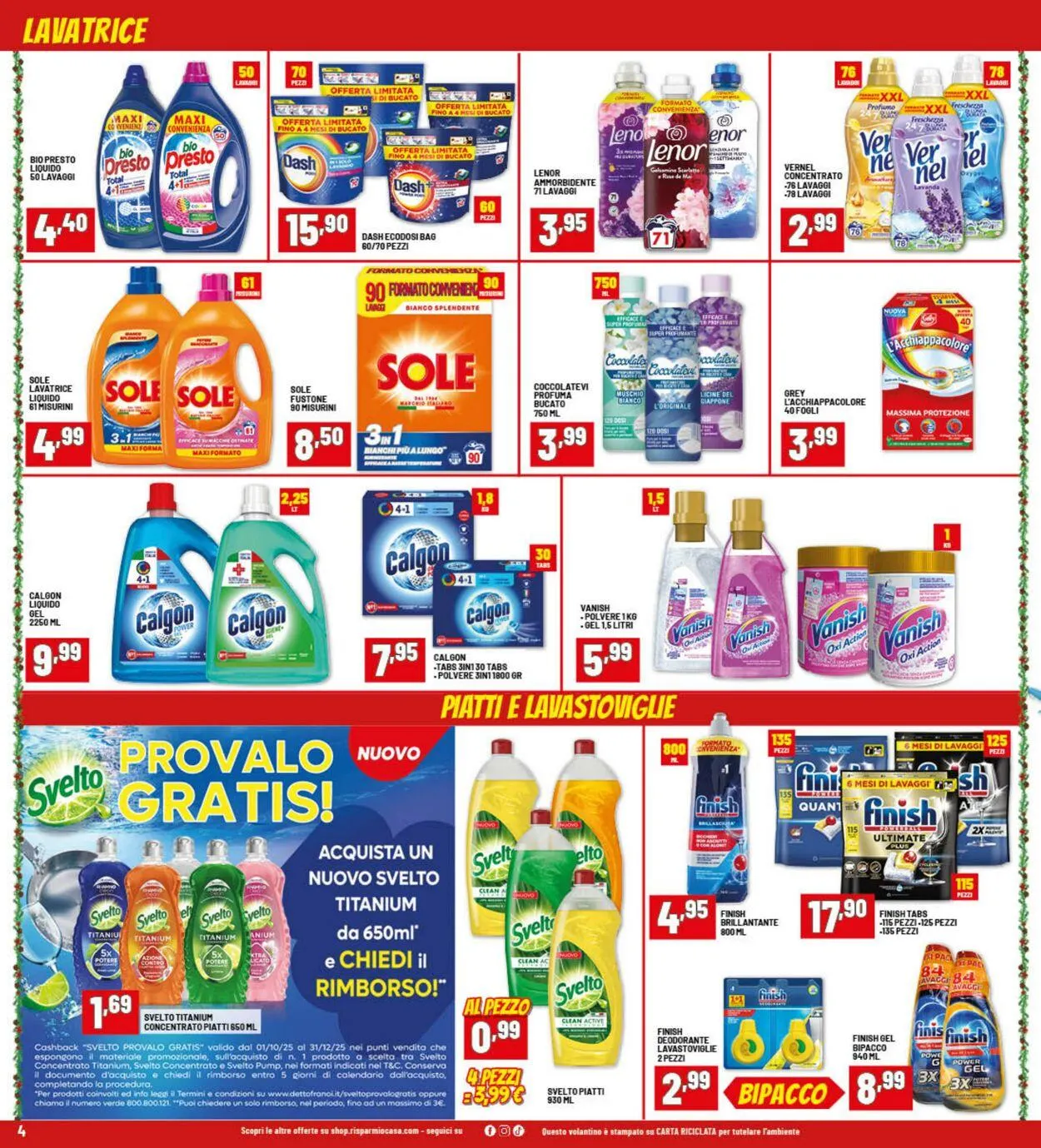 Risparmio Casa Volantino attuale da 24 novembre a 30 novembre di 2025 - Pagina del volantino 4