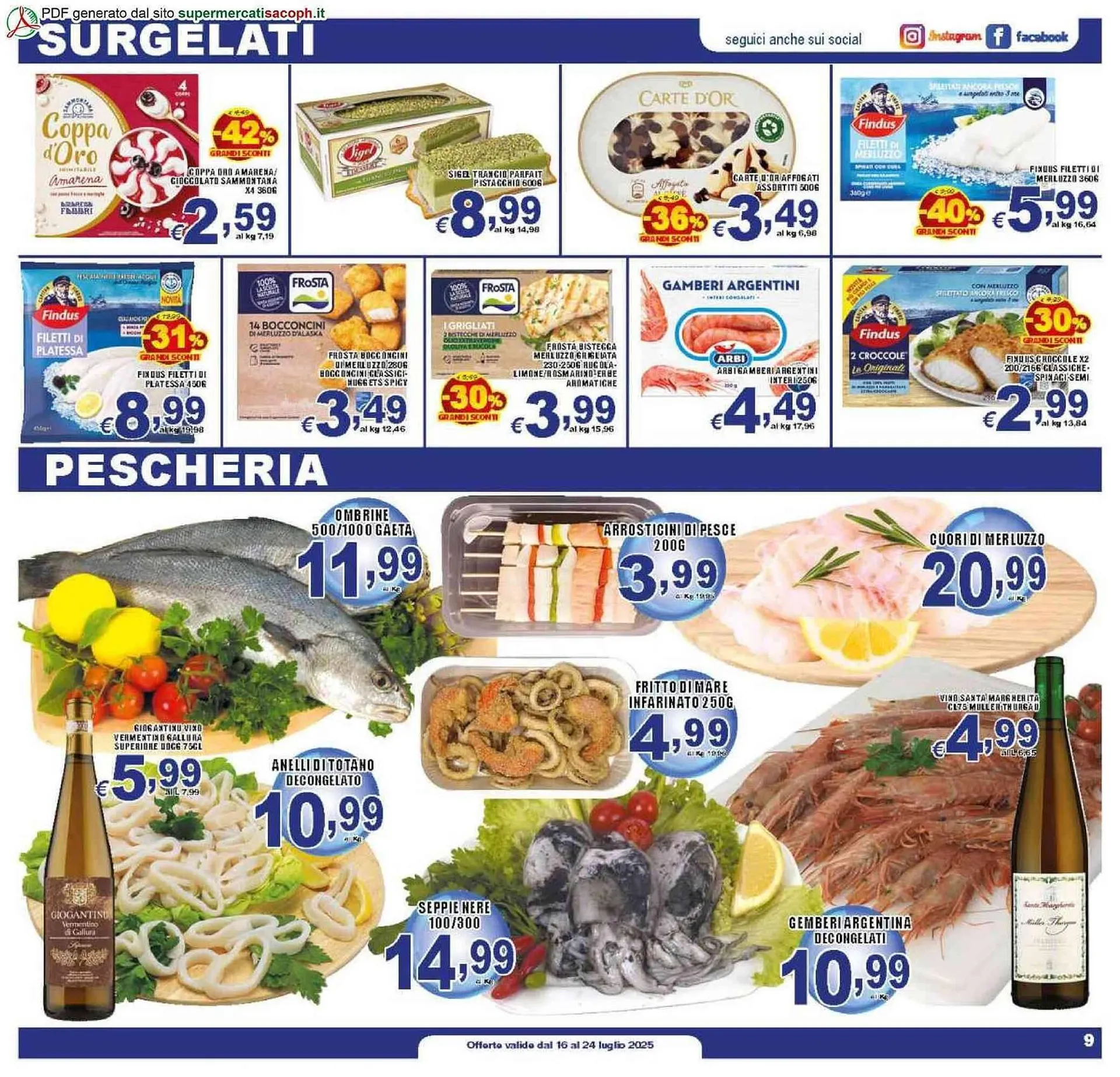 Volantino Sacoph da 16 luglio a 24 luglio di 2025 - Pagina del volantino 9