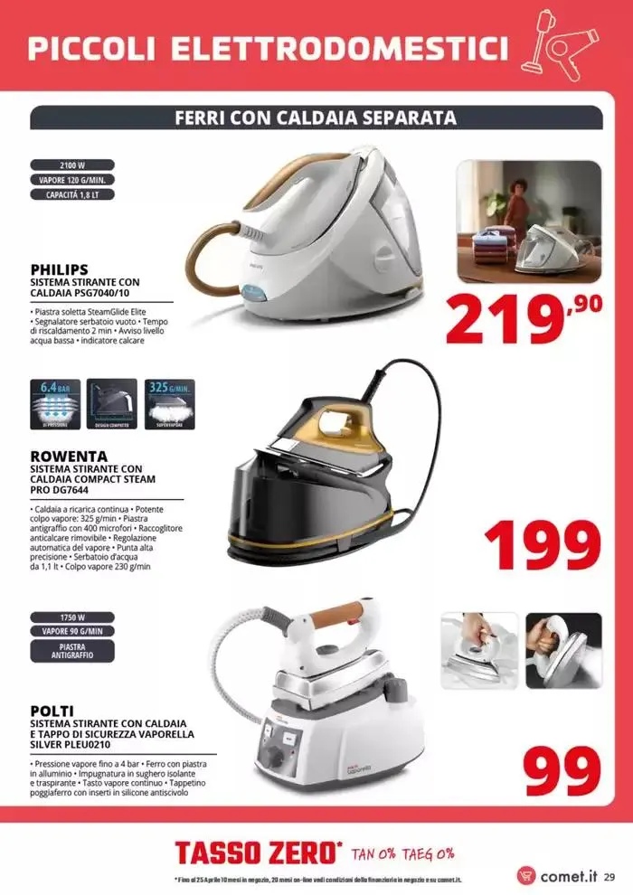 Speciale Piccoli Elettrodomestici! da 17 aprile a 7 maggio di 2025 - Pagina del volantino 29