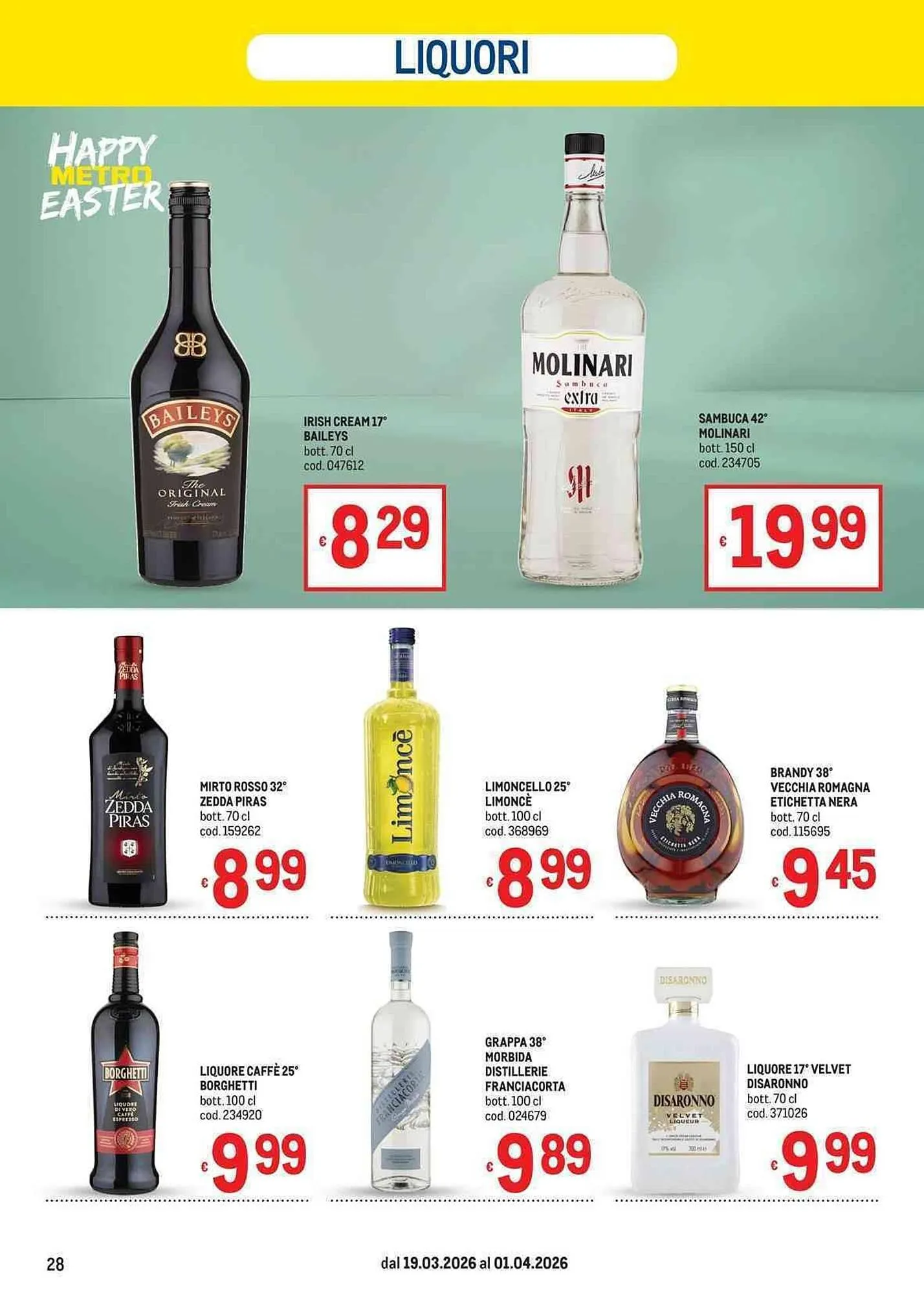 Volantino Metro da 19 marzo a 1 aprile di 2026 - Pagina del volantino 28
