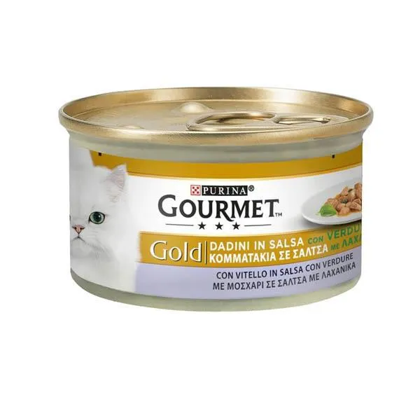 Gourmet Gold Dadini in Salsa con Verdure 85g