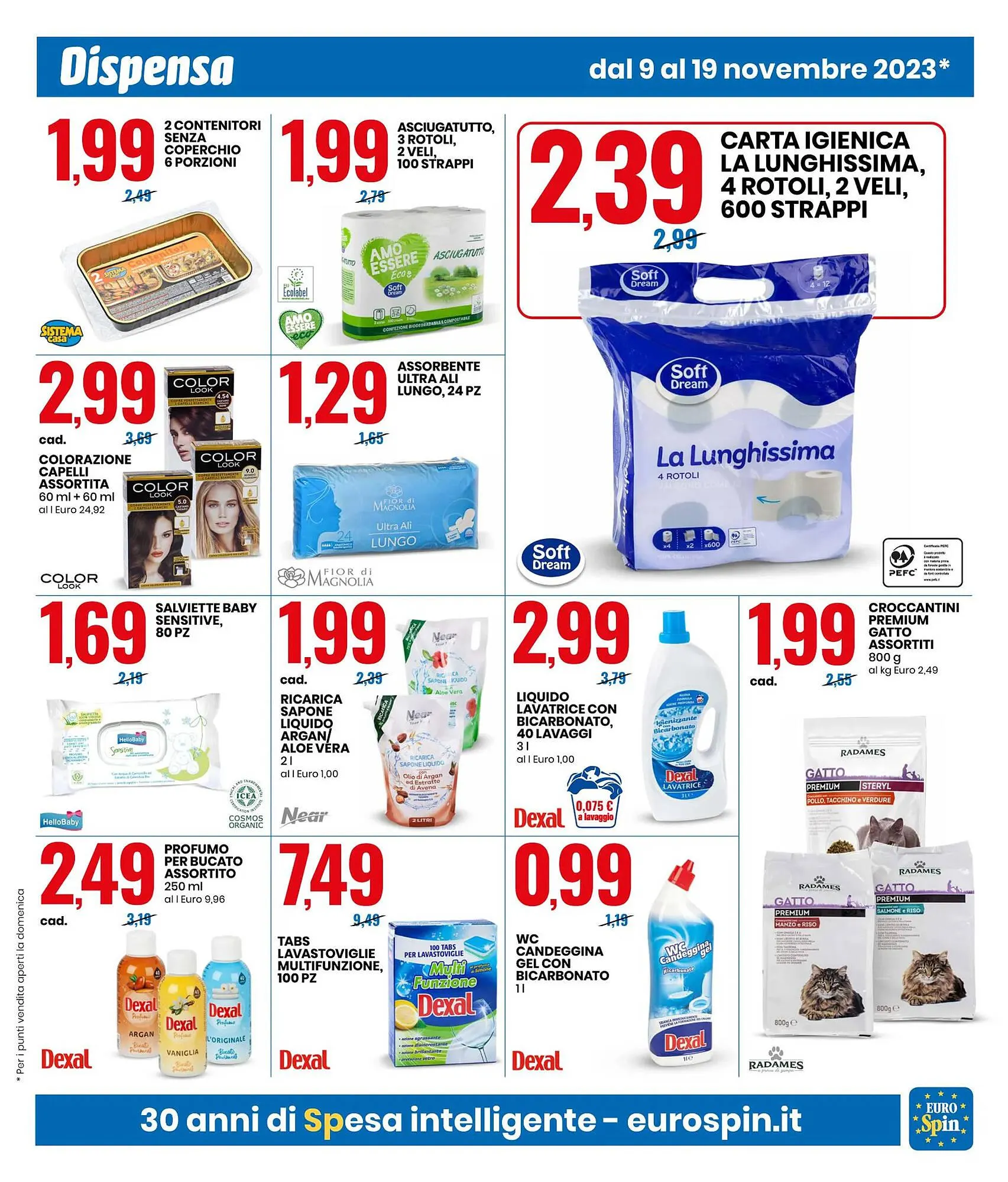 Volantino Eurospin da 9 novembre a 19 novembre di 2023 - Pagina del volantino 9