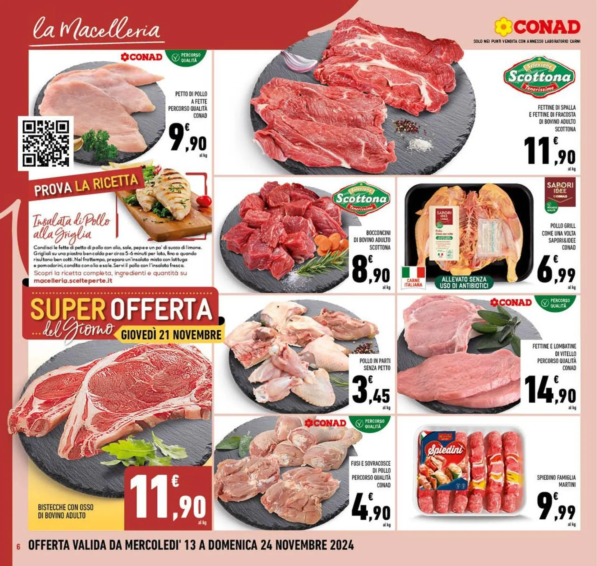 Volantino Conad da 13 novembre a 24 novembre di 2024 - Pagina del volantino 6