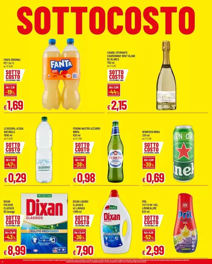 Sottocosto da 27 marzo a 5 aprile di 2025 - Pagina del volantino 4