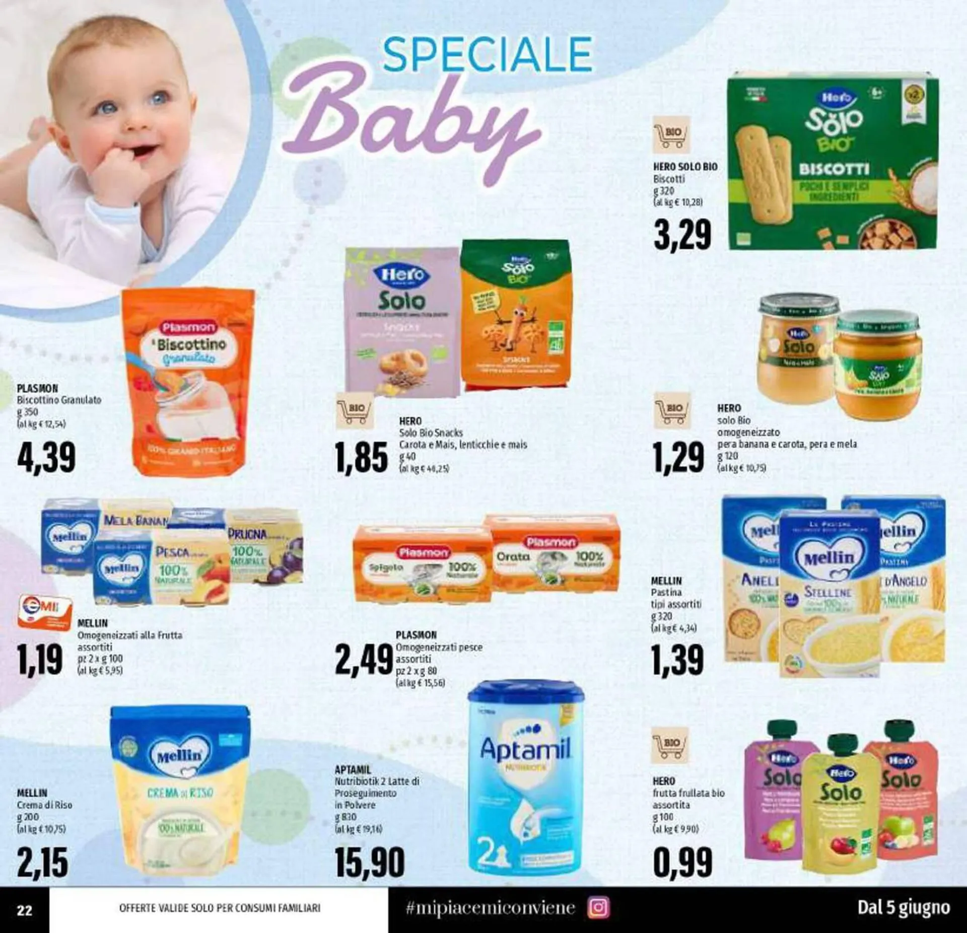Volantino Emi Supermercati da 5 giugno a 18 giugno di 2025 - Pagina del volantino 22
