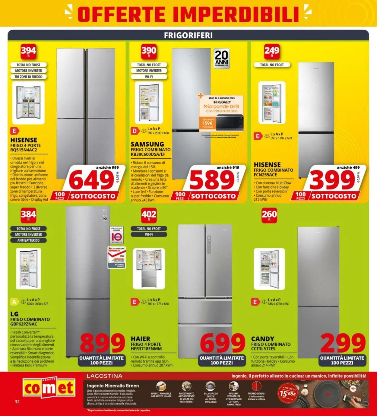 Comet Volantino attuale da 4 luglio a 13 luglio di 2025 - Pagina del volantino 32