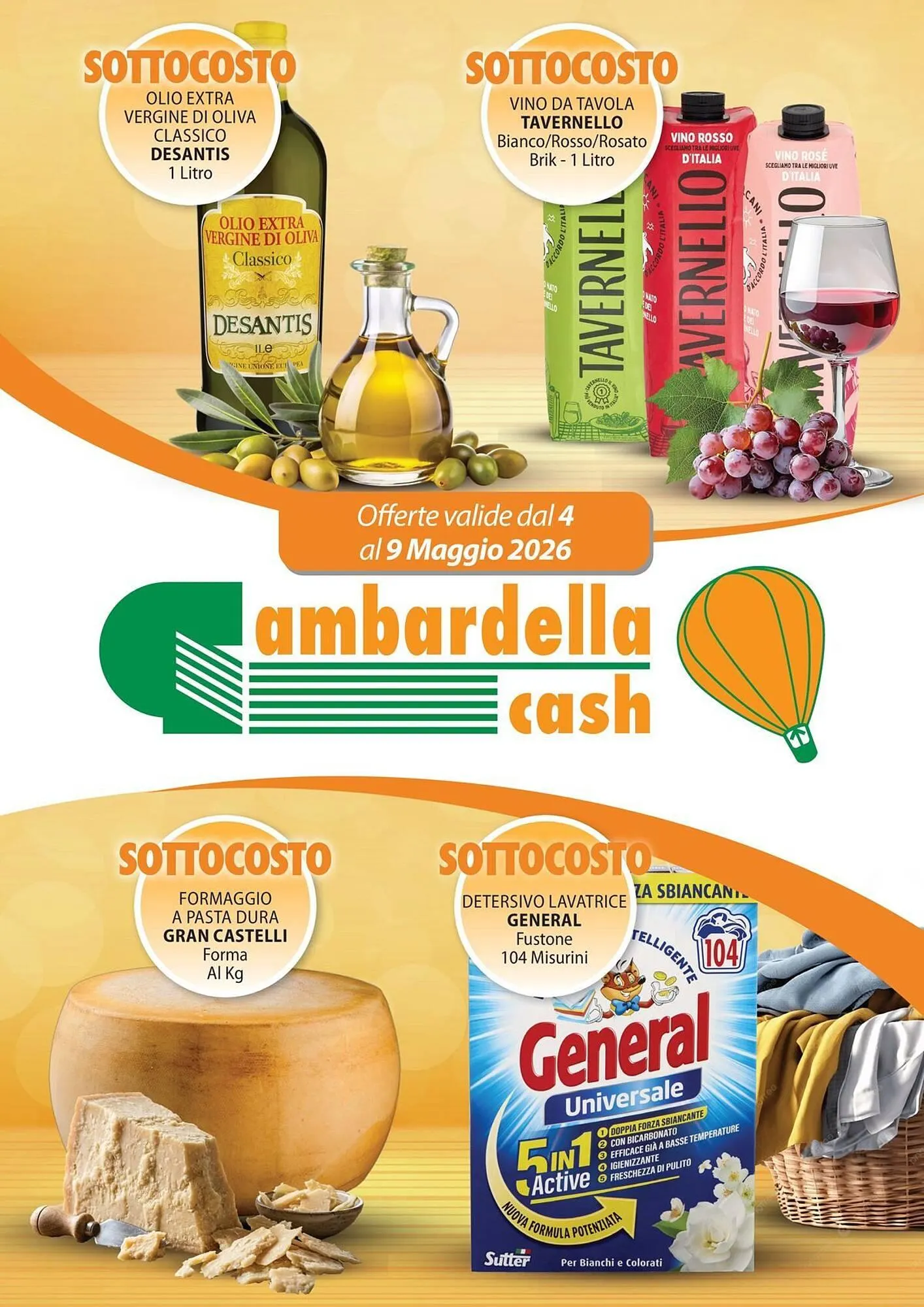 Volantino Gambardella Cash da 4 maggio a 9 maggio di 2026 - Pagina del volantino 1