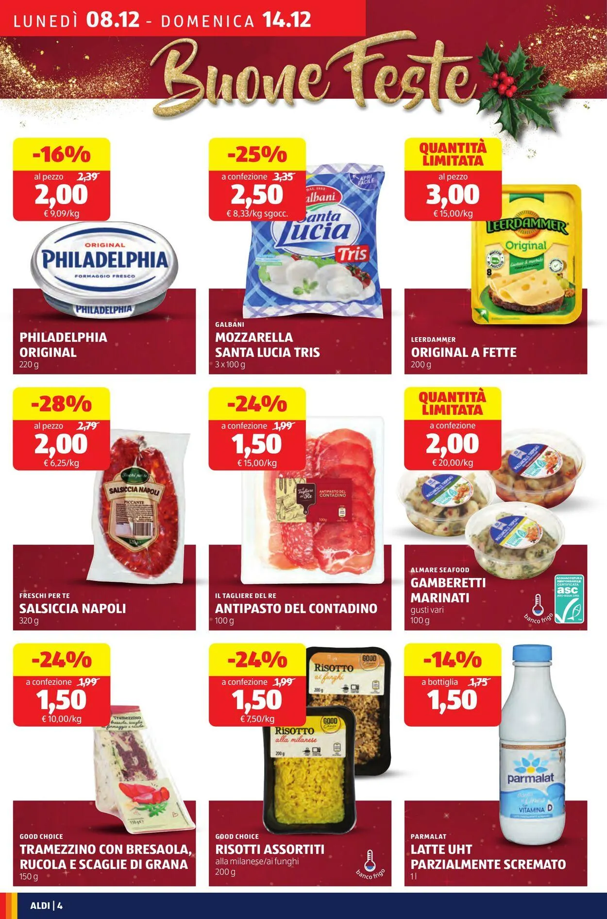 Aldi Volantino attuale da 8 dicembre a 14 dicembre di 2025 - Pagina del volantino 4