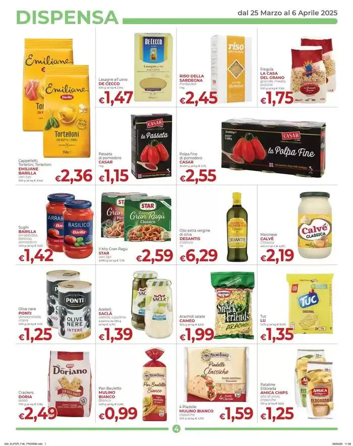 Promozione dal 25 al 6 Aprile da 25 marzo a 6 aprile di 2025 - Pagina del volantino 4