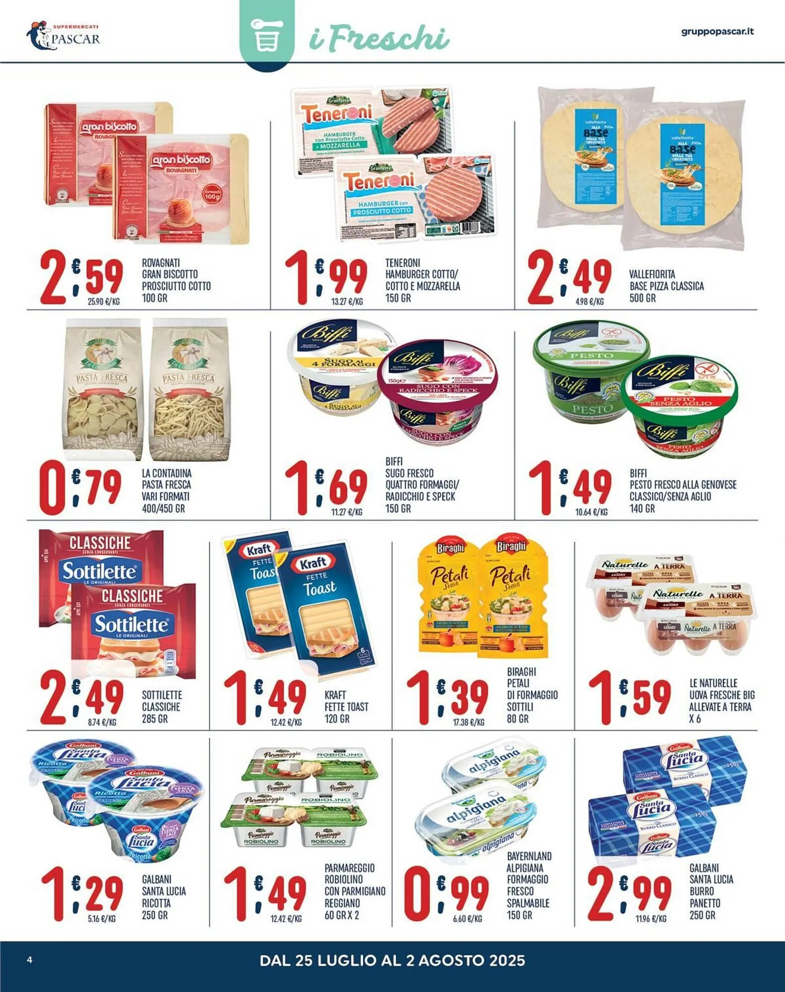 Volantino Gruppo Pascar da 25 luglio a 2 agosto di 2025 - Pagina del volantino 4