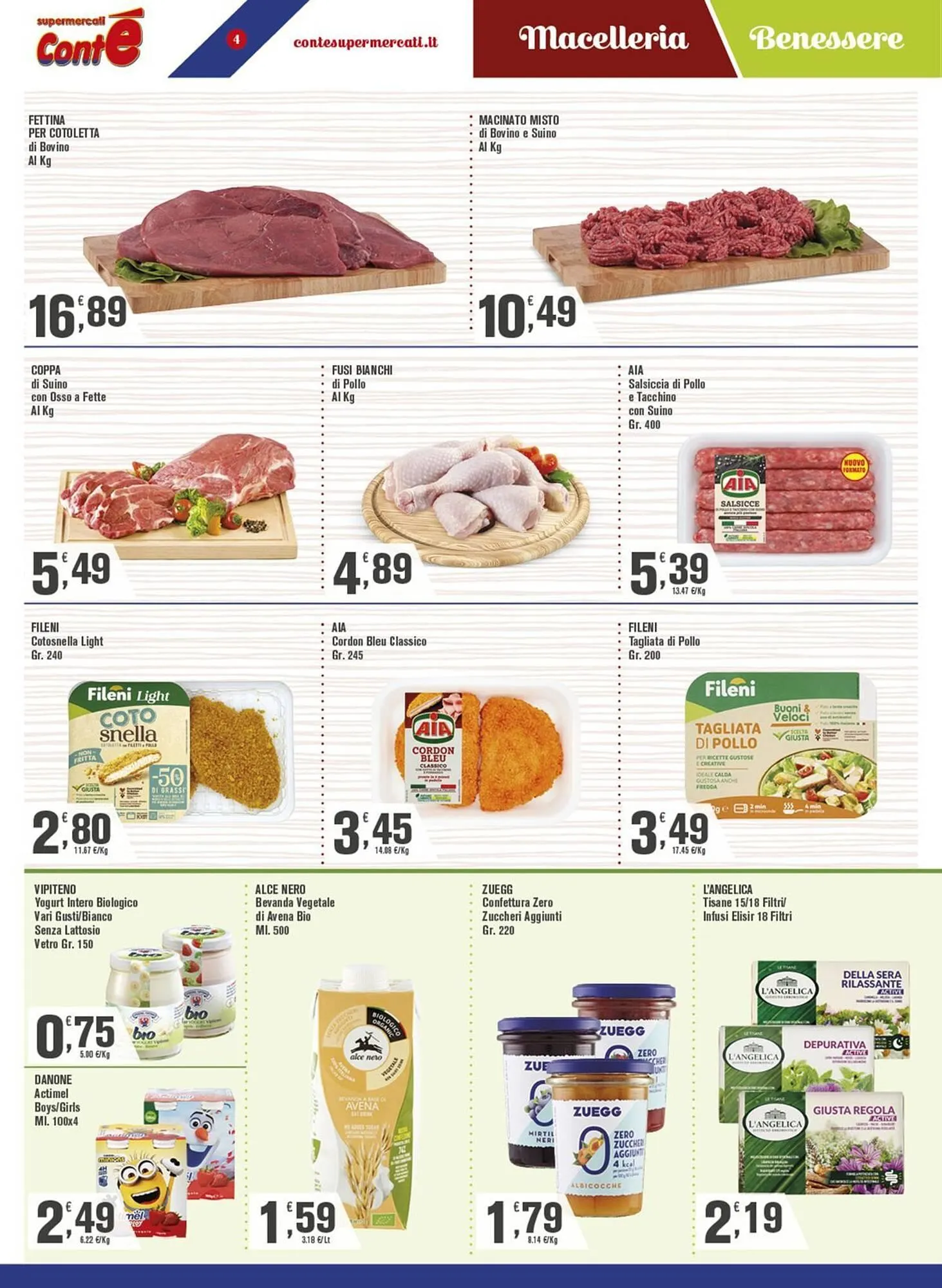Volantino Conté Supermercati da 7 maggio a 17 maggio di 2026 - Pagina del volantino 4