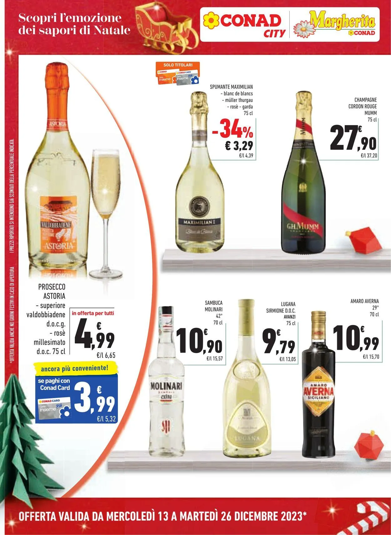 Conad - Margherita - Milano Volantino attuale da 13 dicembre a 26 dicembre di 2023 - Pagina del volantino 4