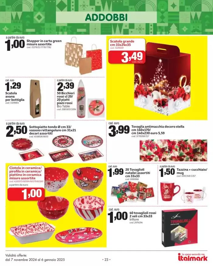 Giochi dolci & decori da 7 novembre a 6 gennaio di 2025 - Pagina del volantino 23